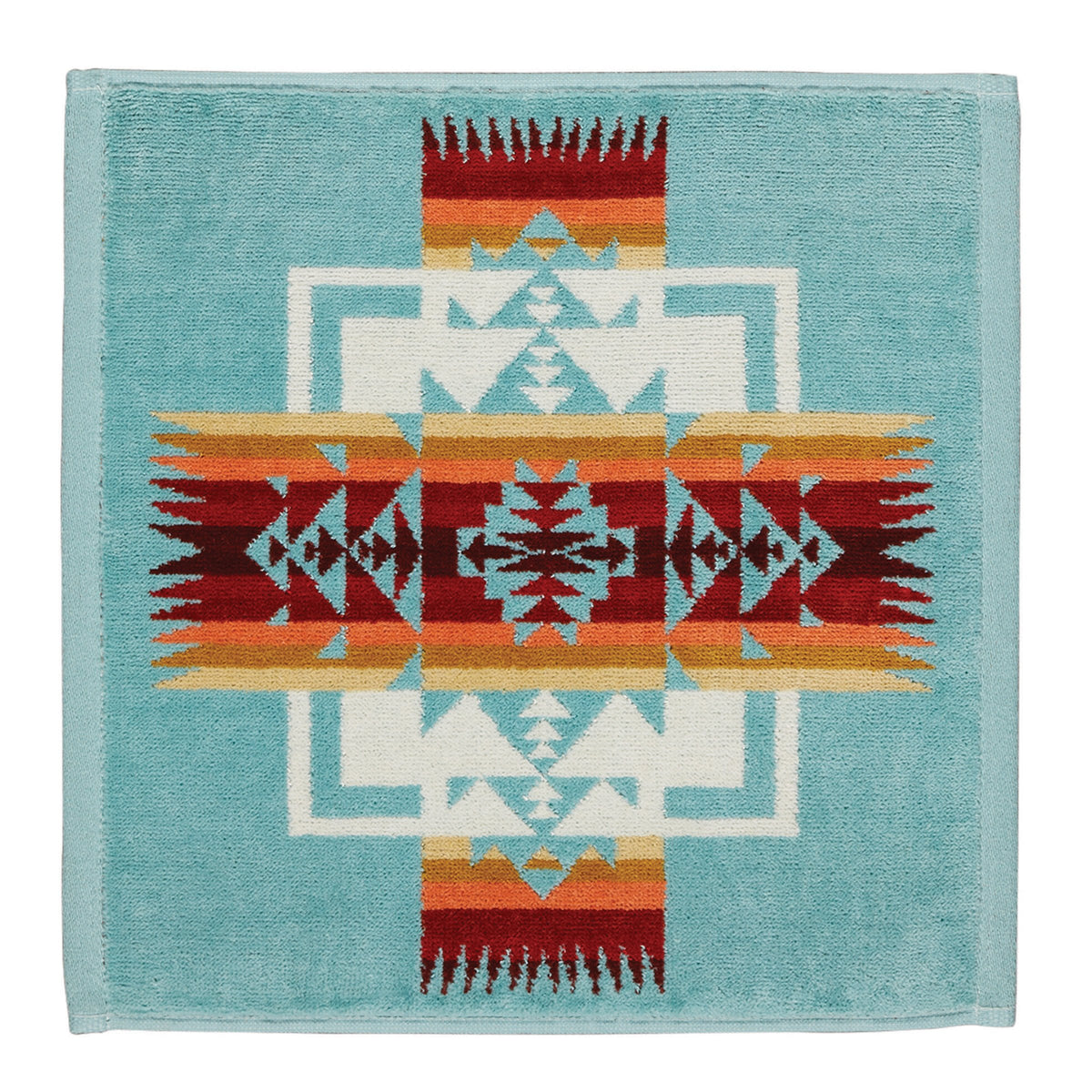 Pendleton Jacquard Towel Collection in Aqua – view 7
