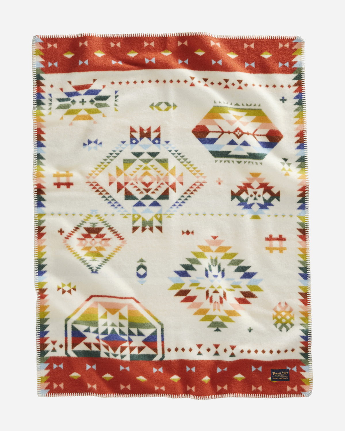 Pendleton Jacquard Wool Crib Blanket in Wild Blooms