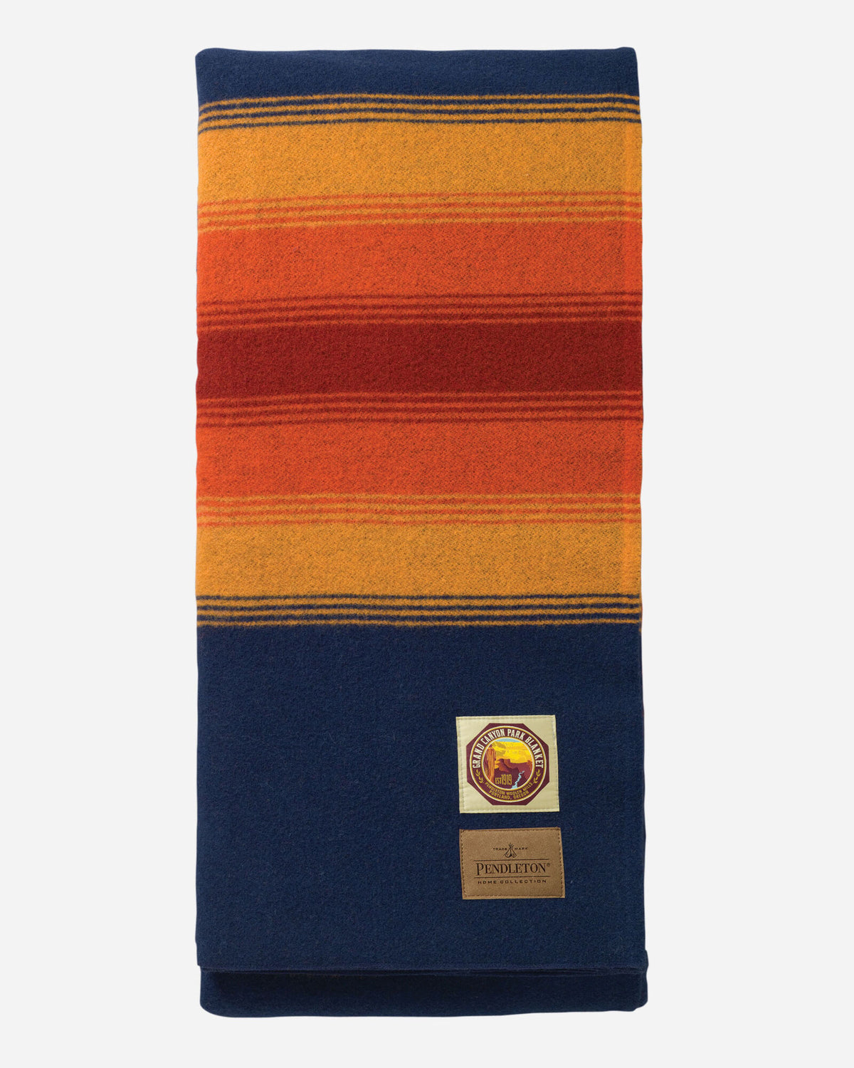 Pendleton National Park Wool Blanket in Grand Canyon Navy