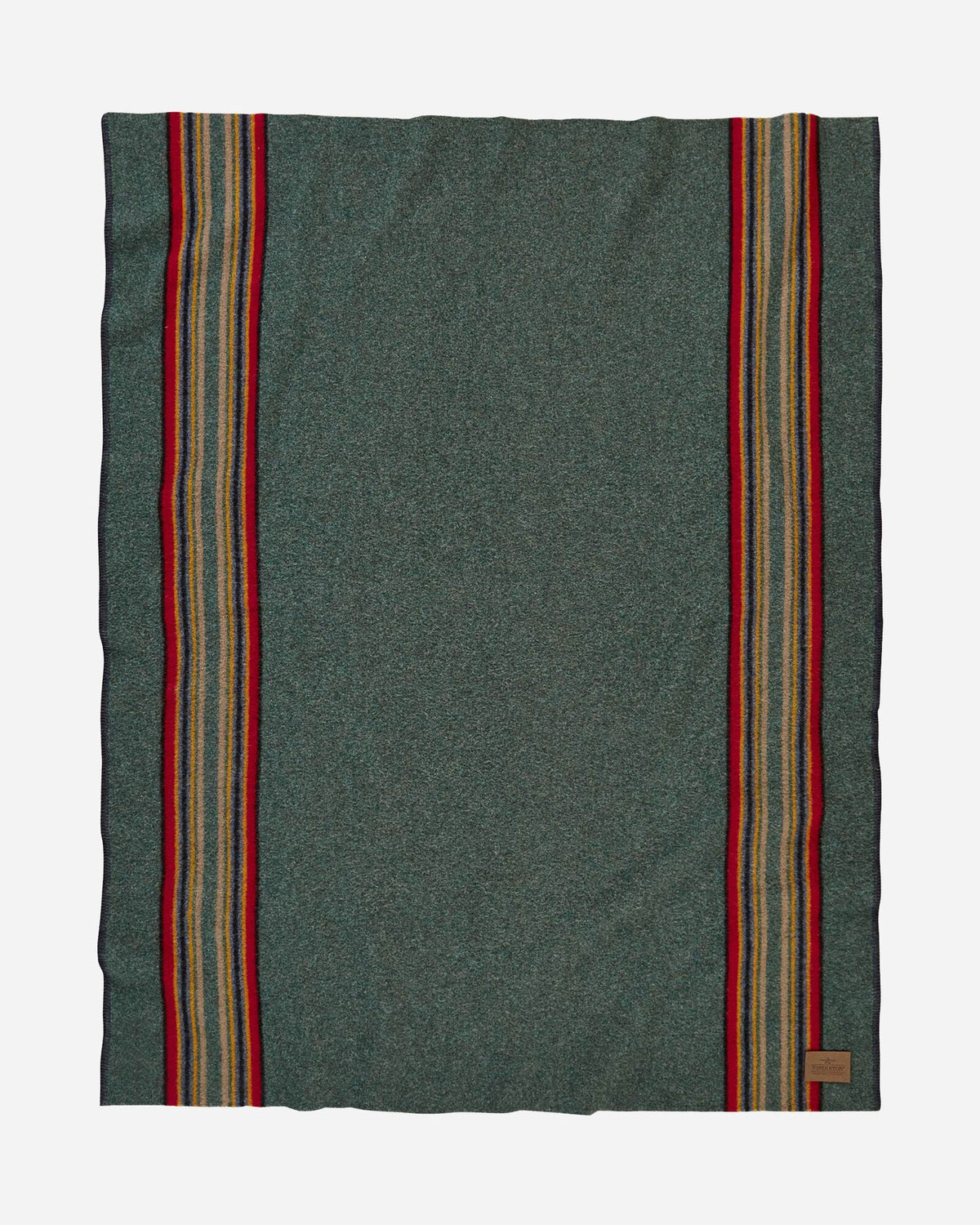 Pendleton Yakima Wool Throw in Green Heather – view 2
