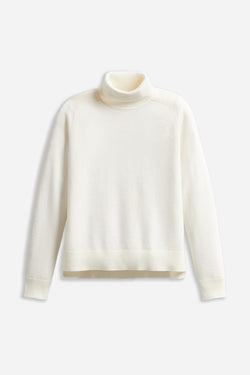 Raglan Merino Turtleneck Ivory