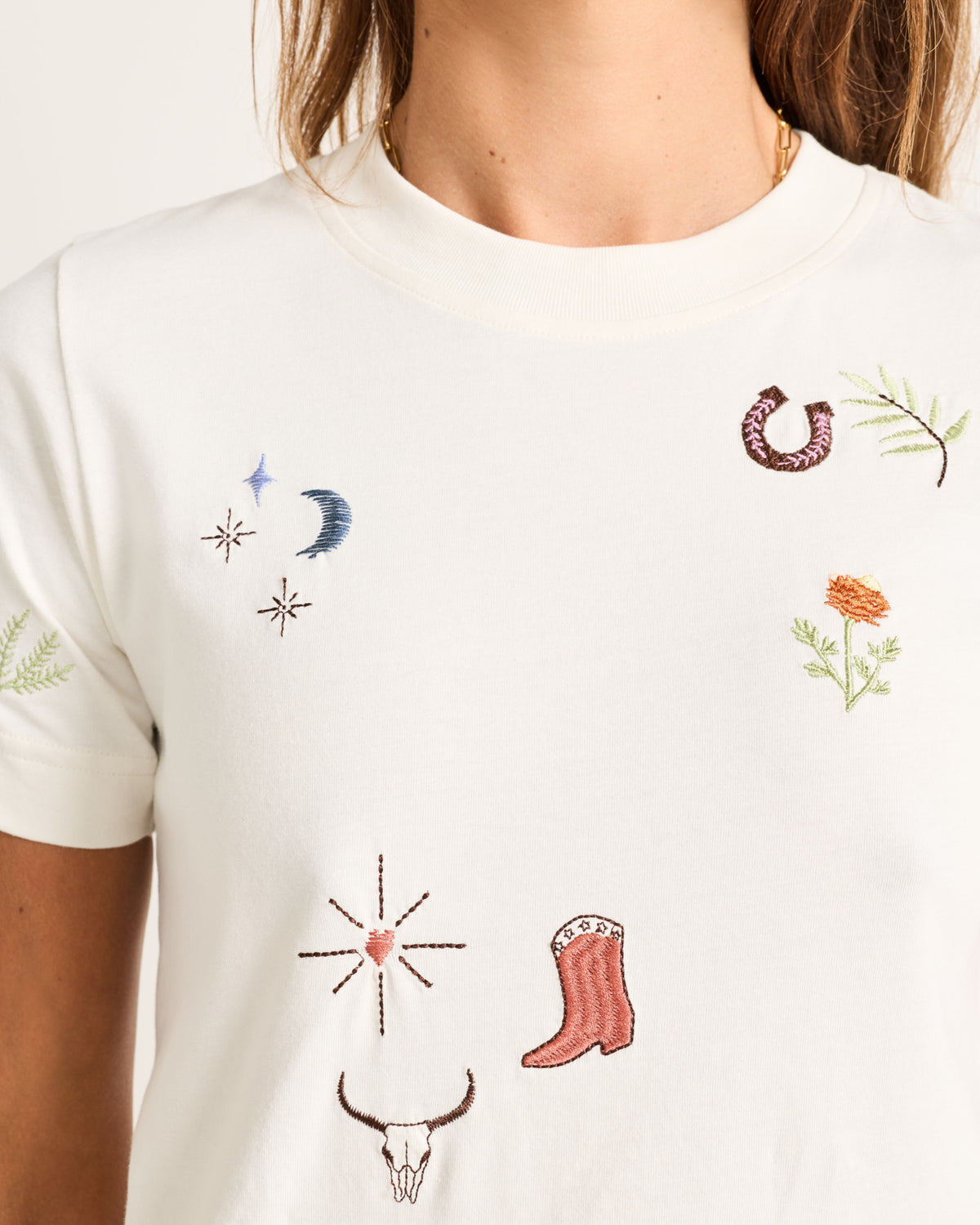 Deschutes Charm Tee Ivory