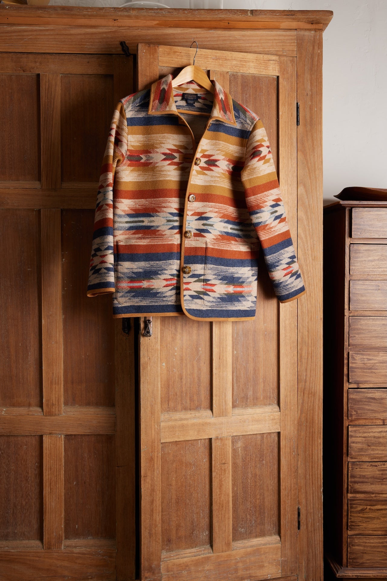 Reversible Wool Coat Wyeth Falls