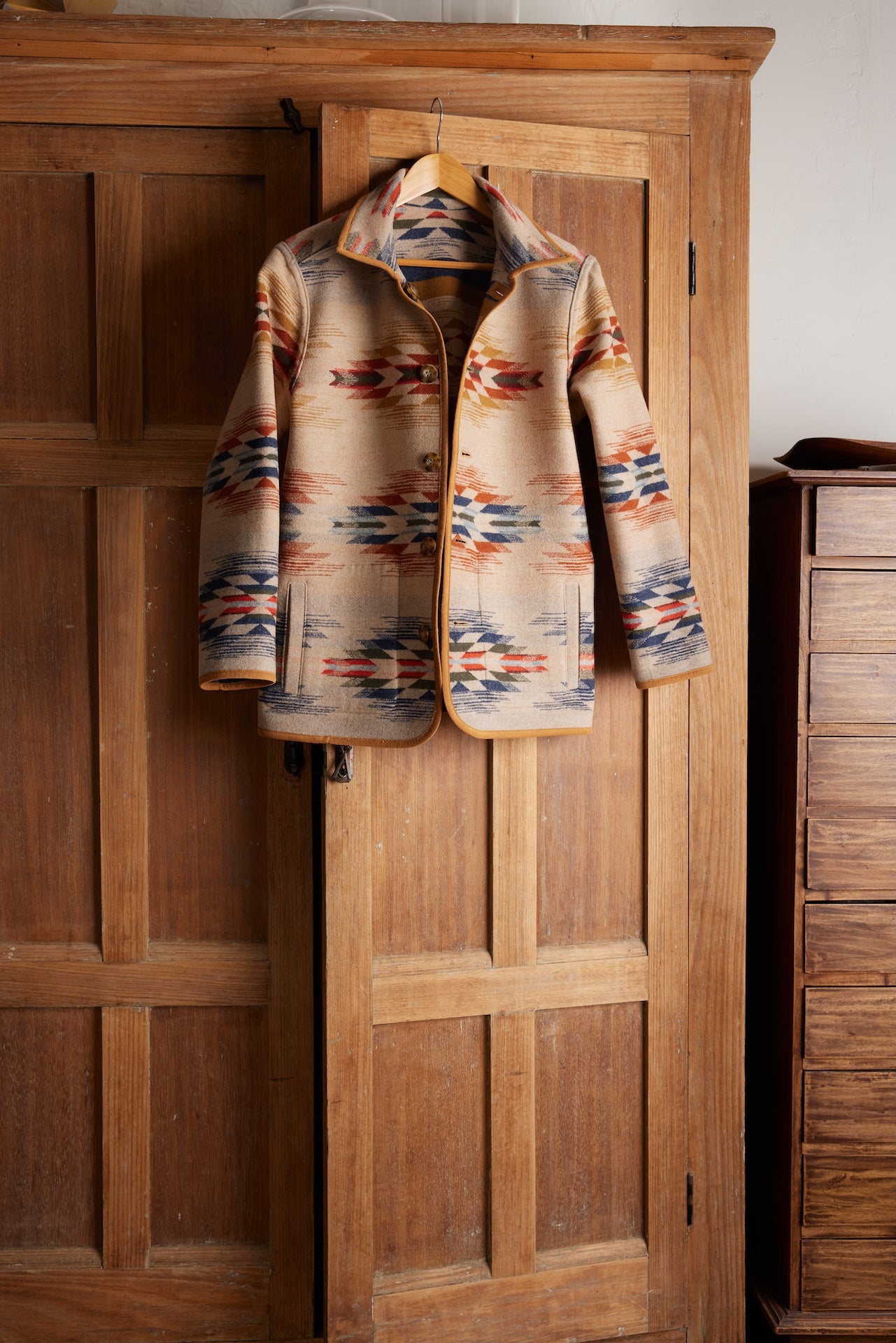 Reversible Wool Coat Wyeth Falls