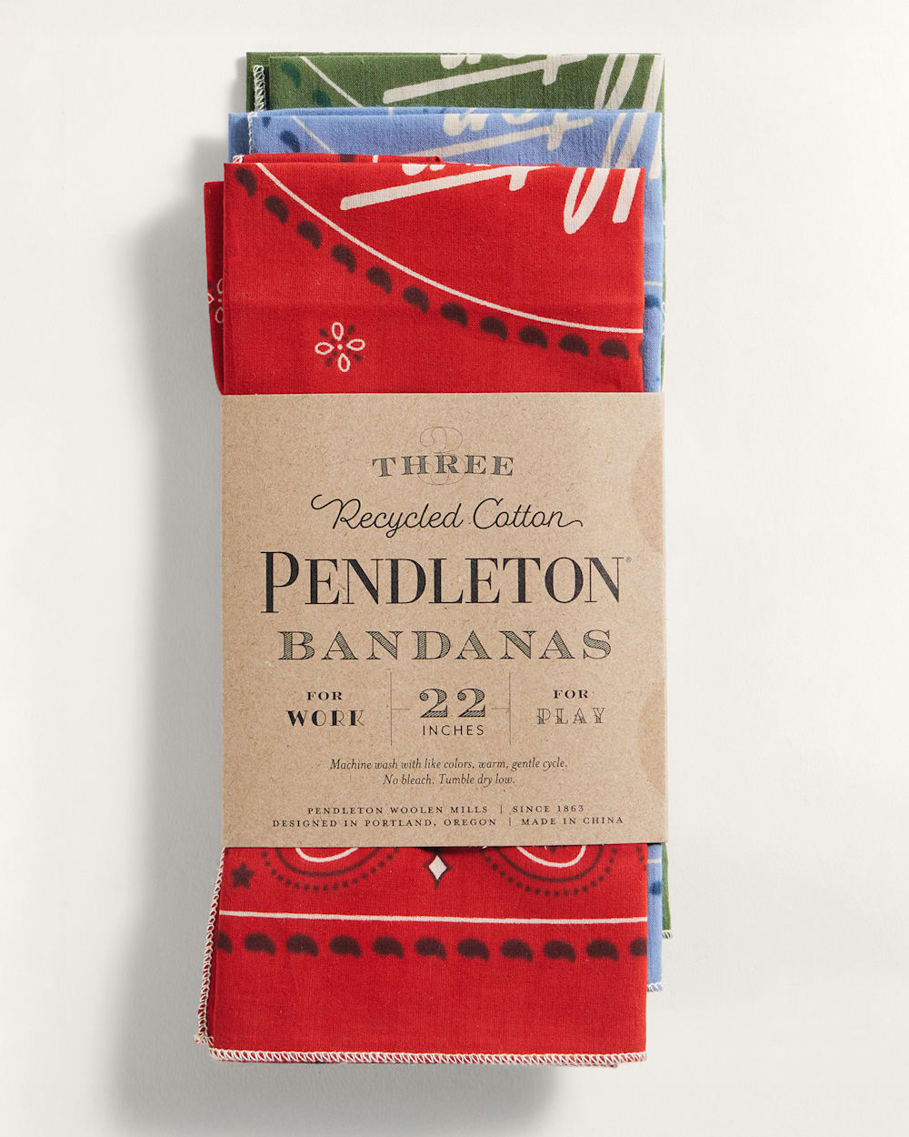 3-Pack Bandana Cowboy Multi