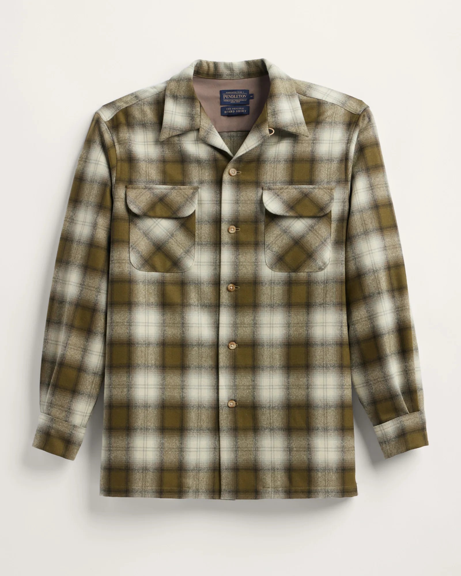 Board Shirt Olive Plaid