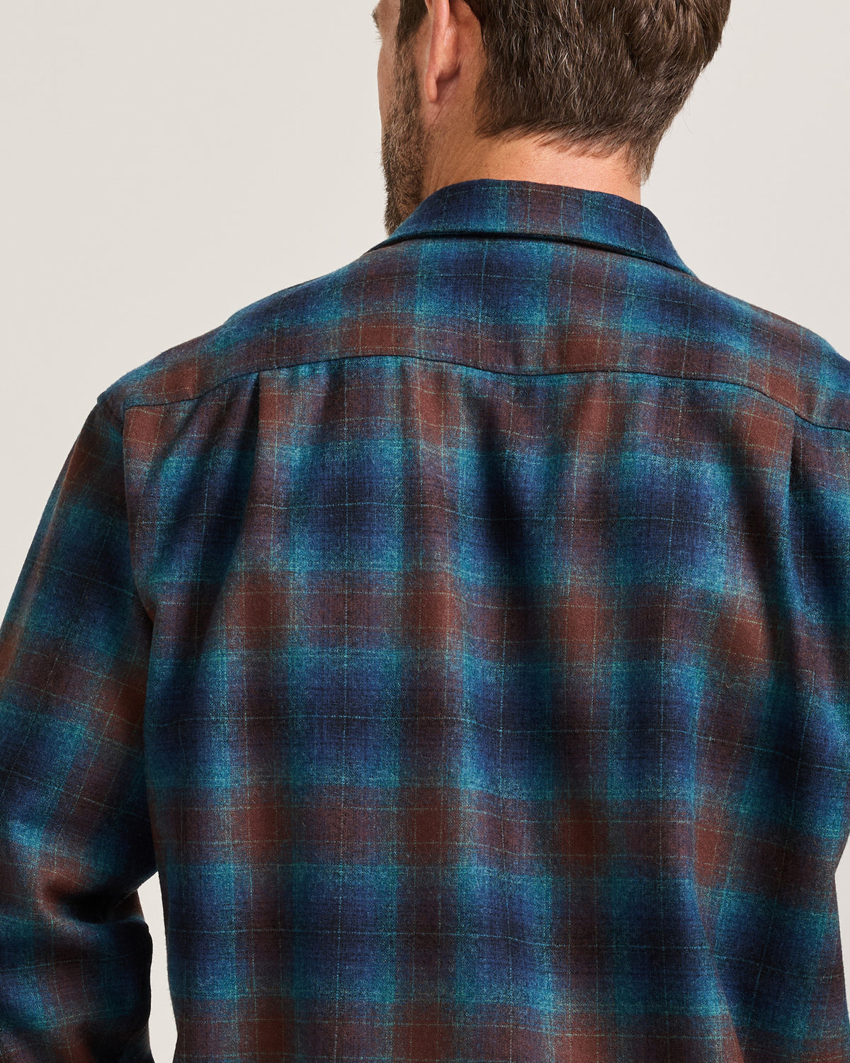 Board Shirt Brown/Navy Ombre