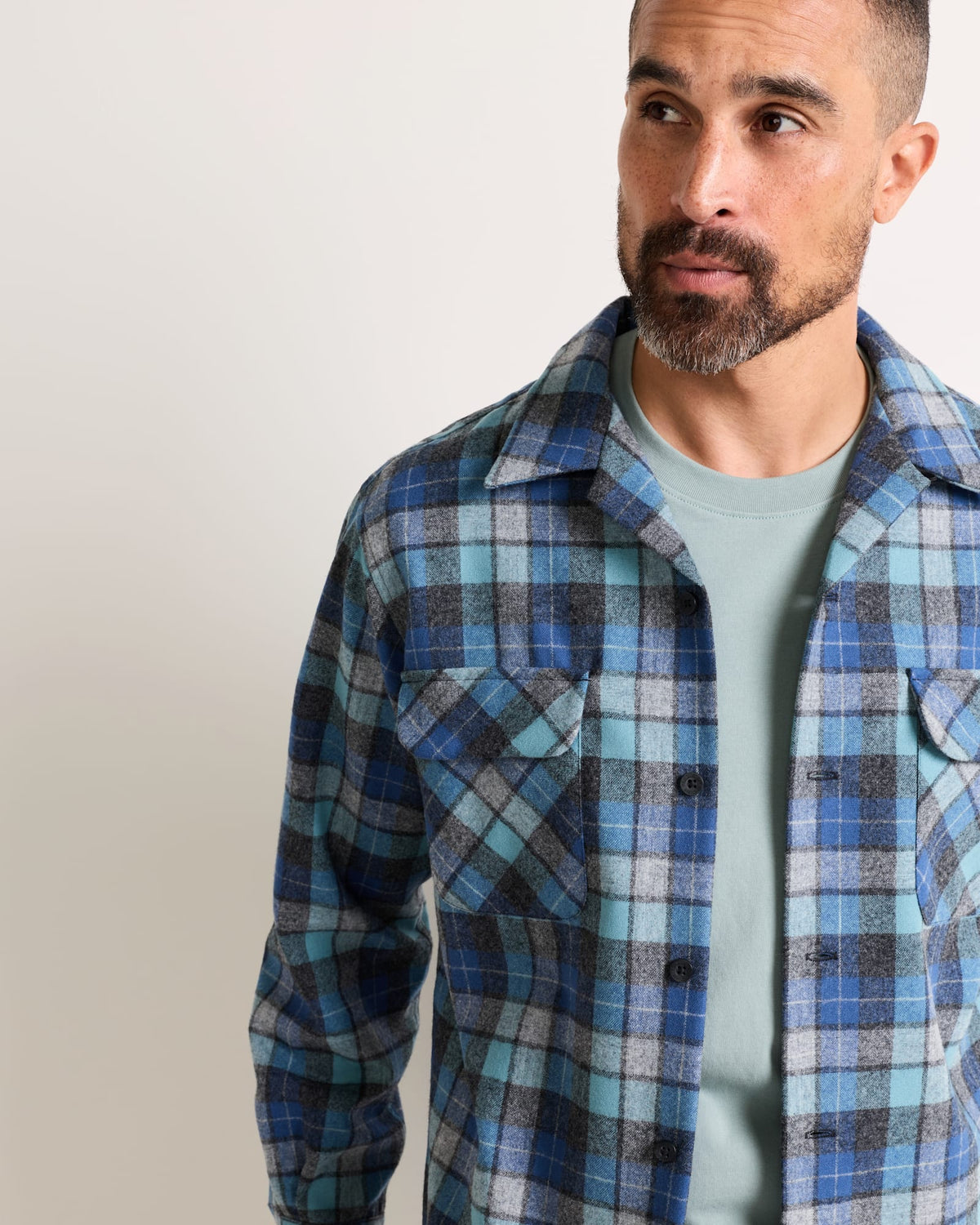 Board Shirt Blue Original Surf Plaid