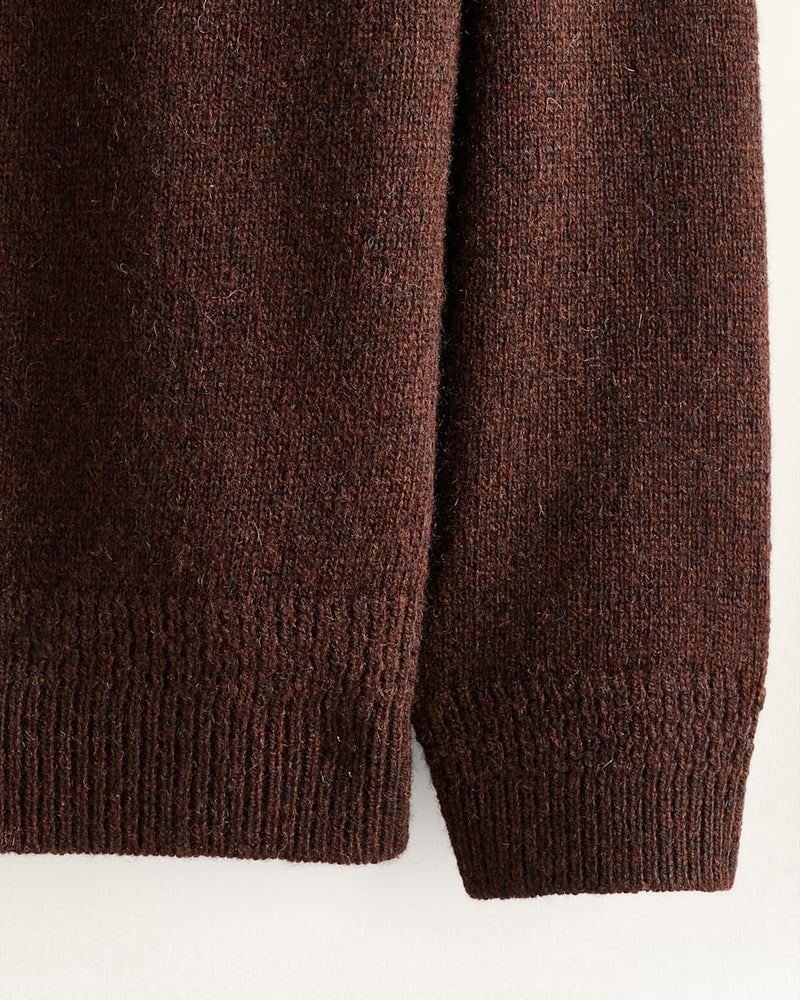 Wool Crew Espresso Heather