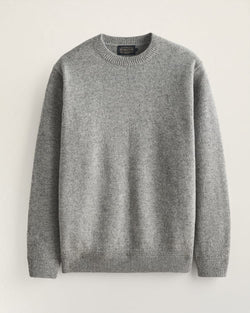 Wool Crew Light Grey Heather