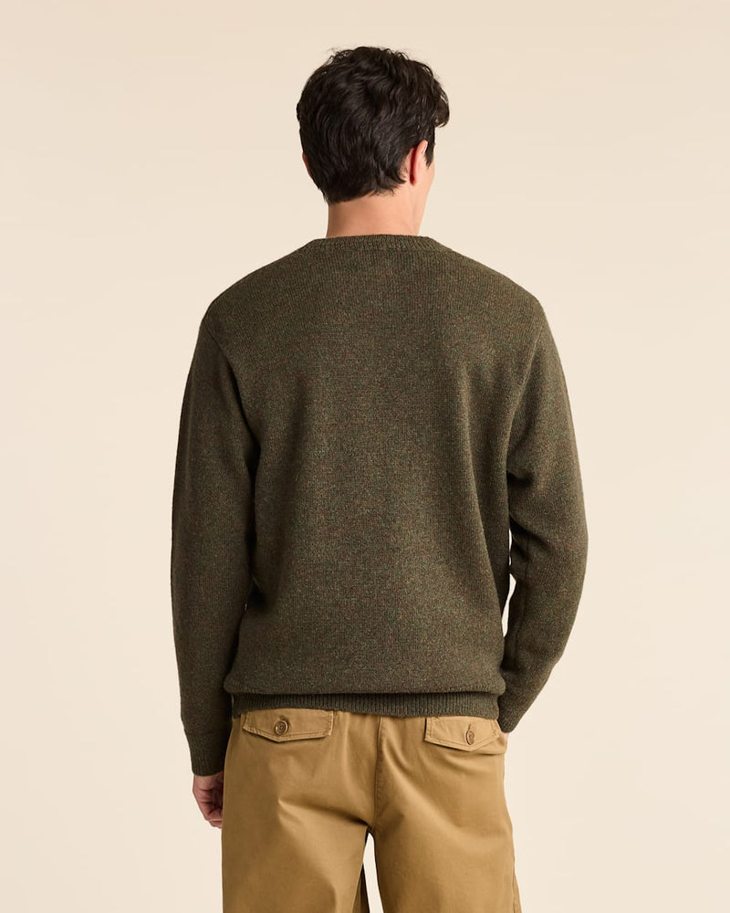 Wool Crew Camo Heather