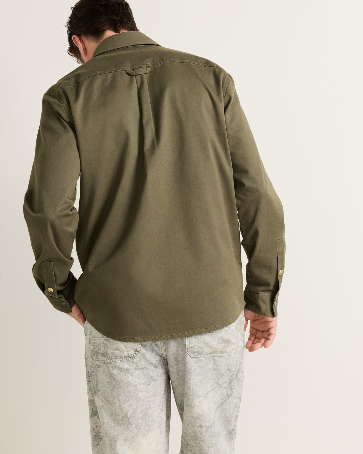 Twill Work Shirt Green/Ponderosa