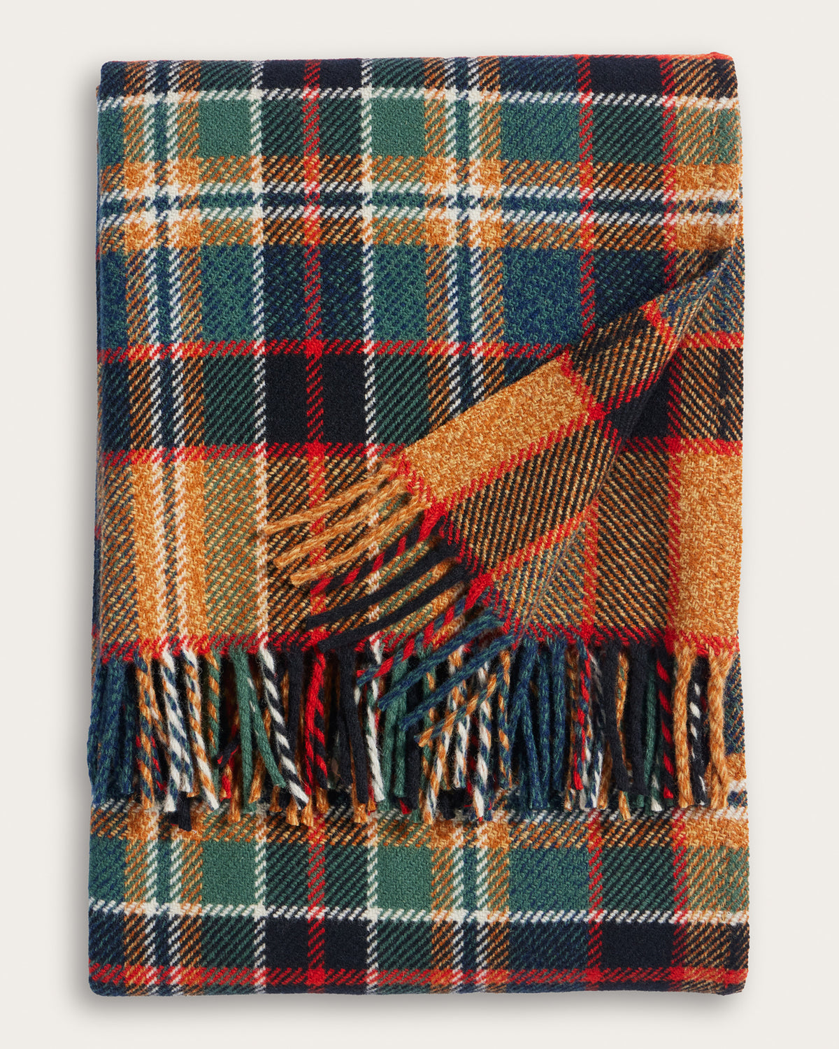 Fireside Throw Sycamore Gold/Green