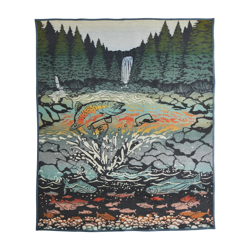 Salmon Falls Jacquard Blanket - Twin