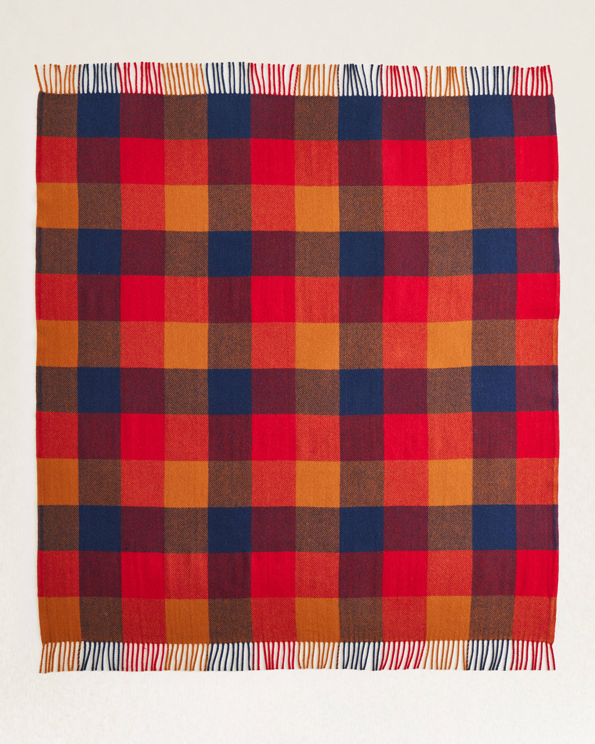 Eco Wise Washable Throw Copper/Red