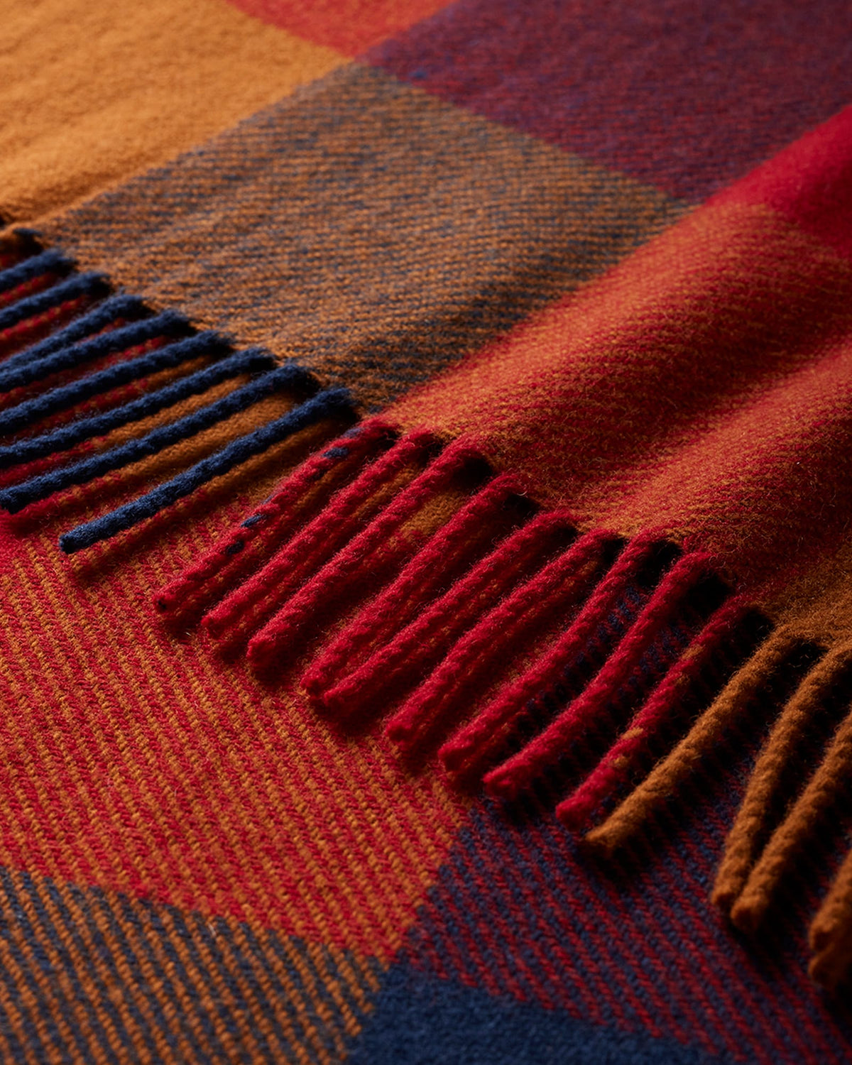 Eco Wise Washable Throw Copper/Red