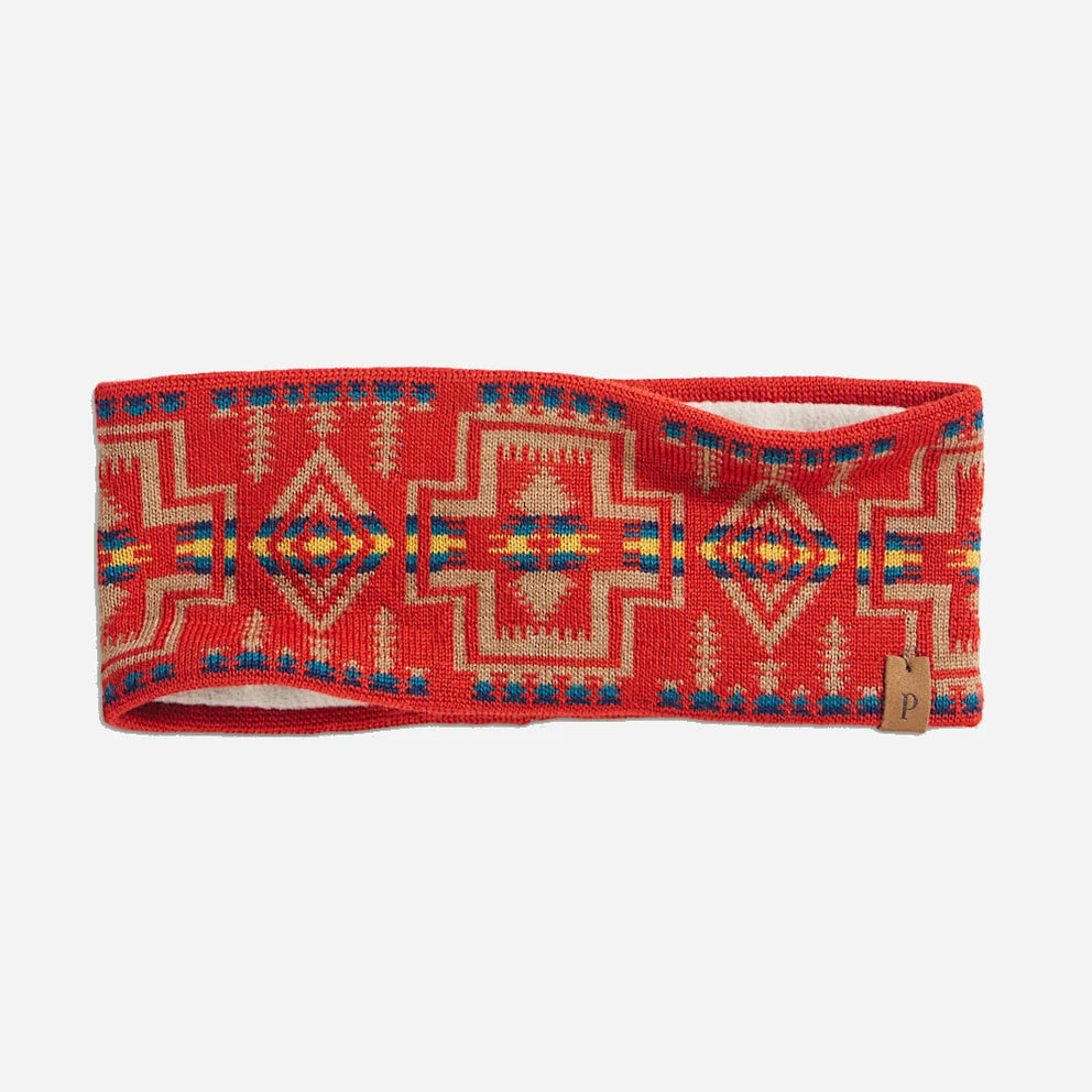 Fleece-Lined Headband Harding Red