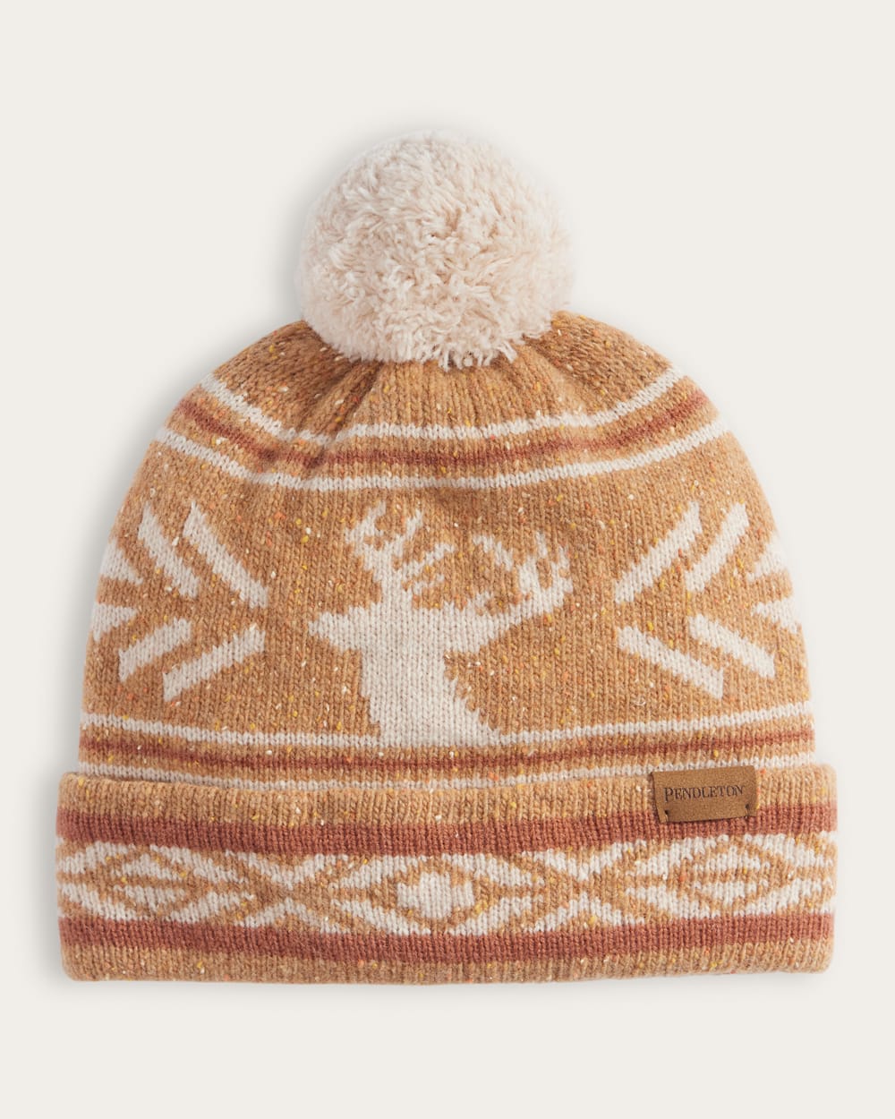 Icon Pom Beanie Tan