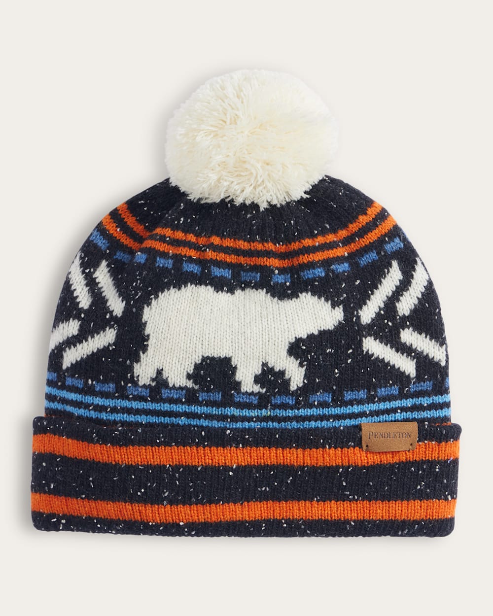 Icon Pom Beanie Black