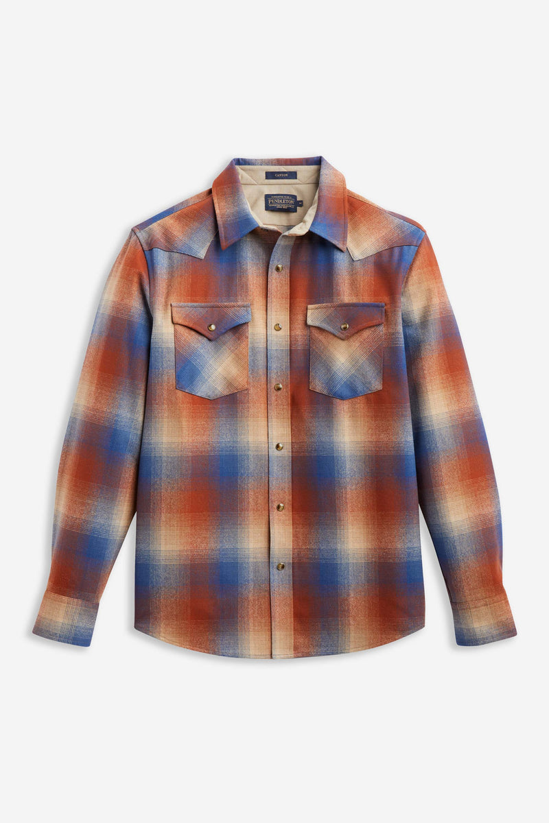 Canyon Shirt Brick/Blue Ombre