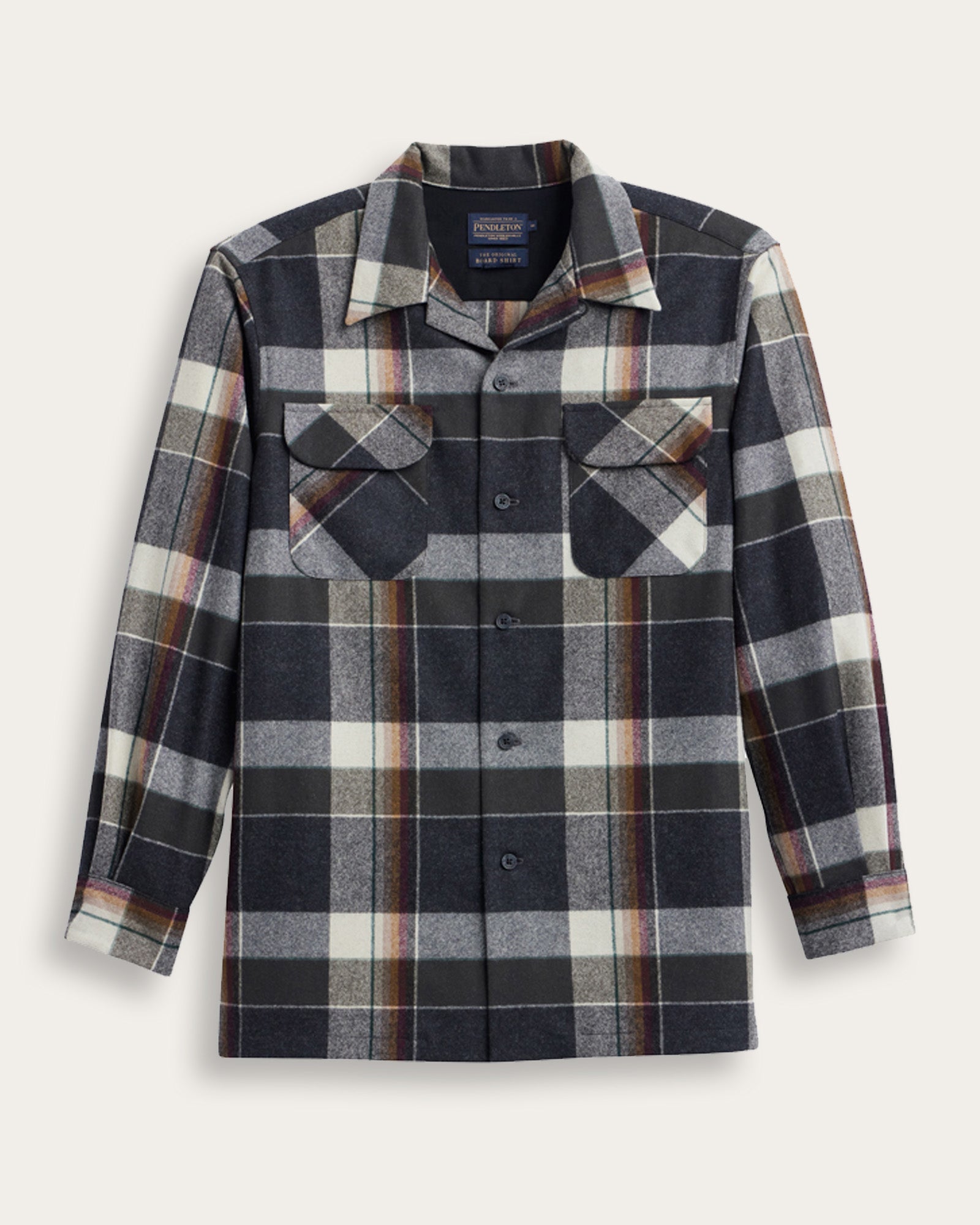 Board Shirt Black Multi Plaid