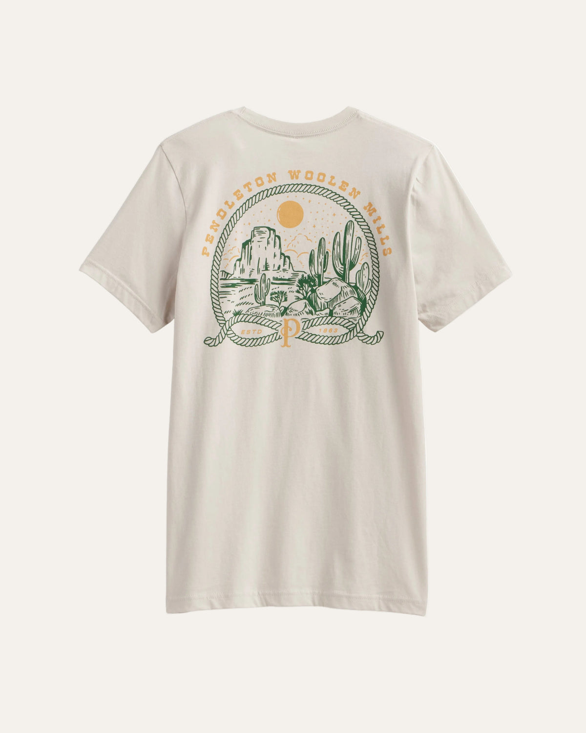Western Oasis Graphic Tee Dust/Black
