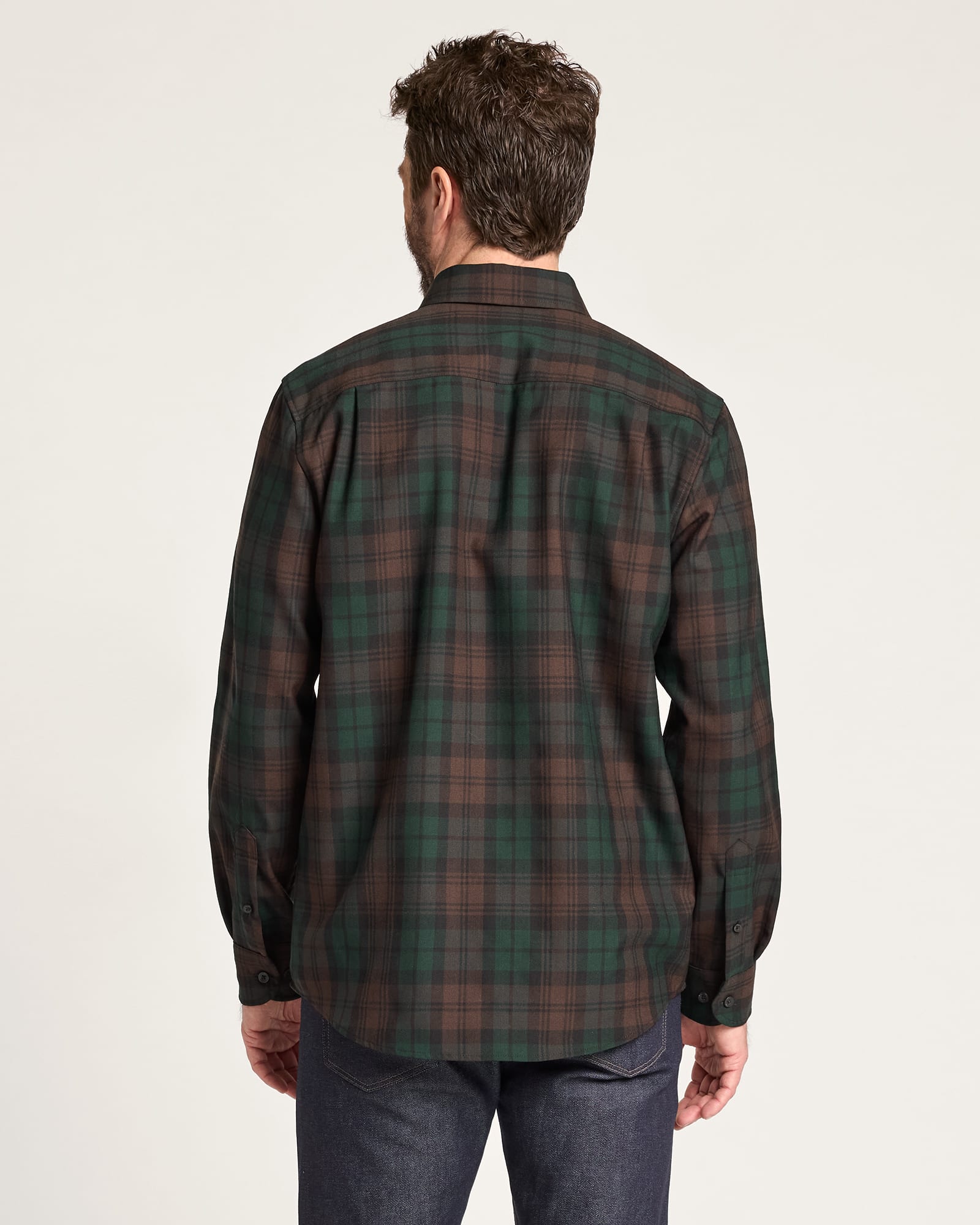 Sir Pendleton Shirt Brown Watch Tartan