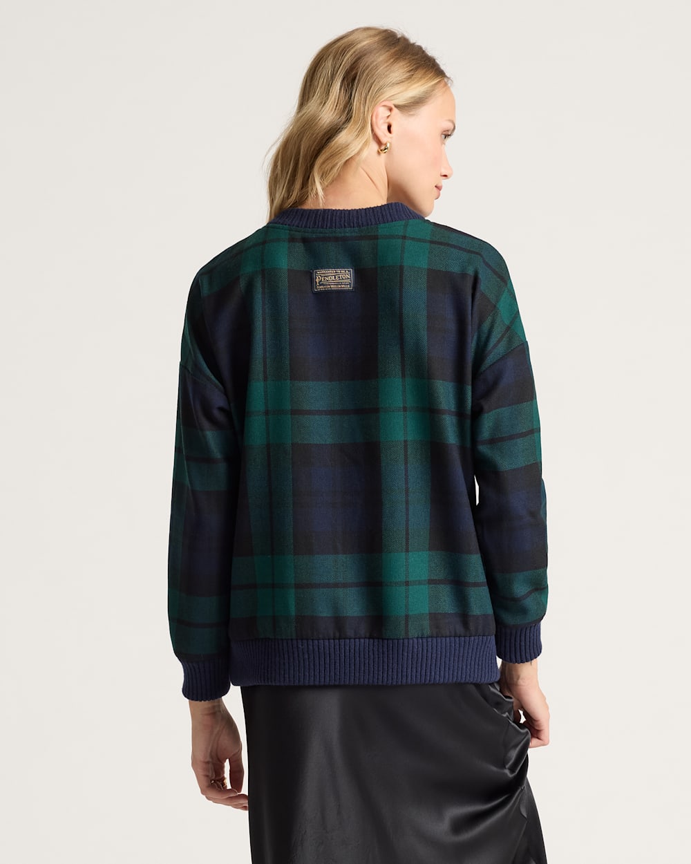 Eagle River Cardigan Black Watch Tartan