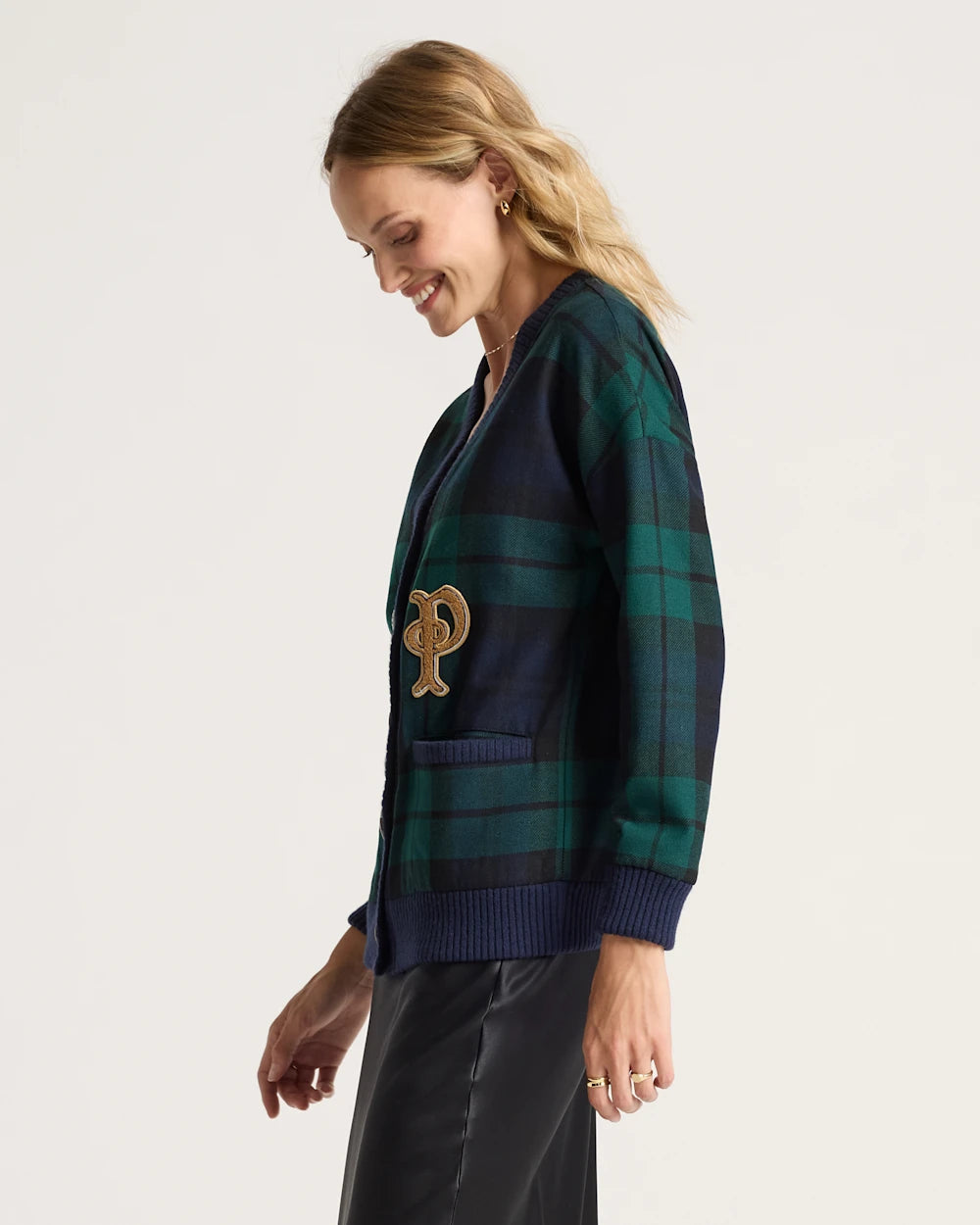 Eagle River Cardigan Black Watch Tartan