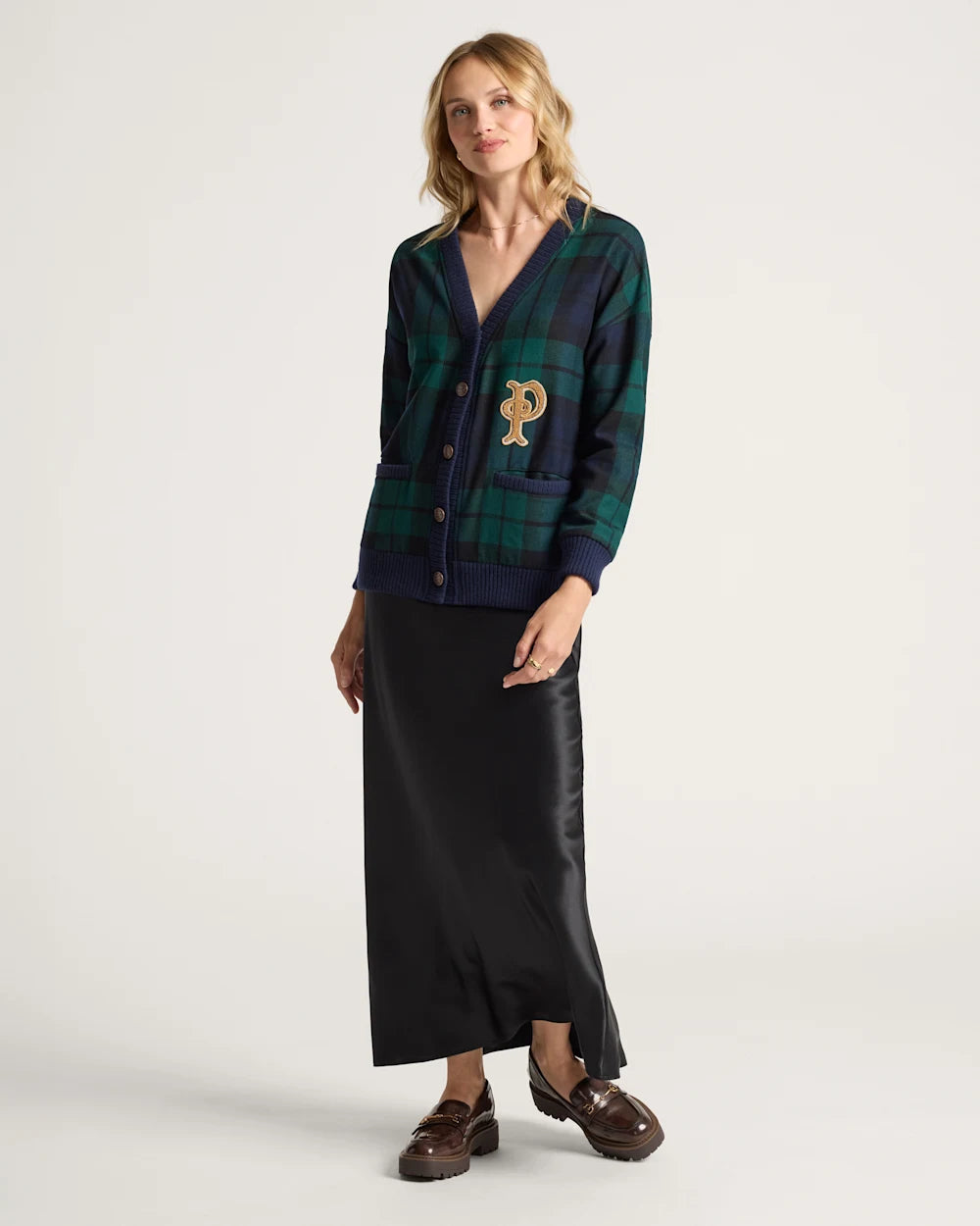 Eagle River Cardigan Black Watch Tartan