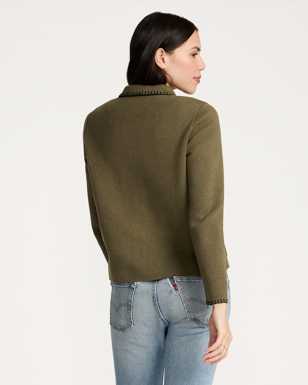 Southwest Cardigan Olive