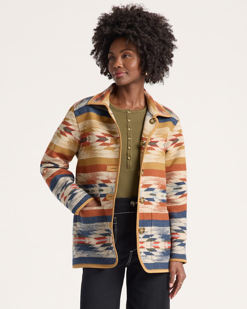 Reversible Wool Coat Wyeth Falls