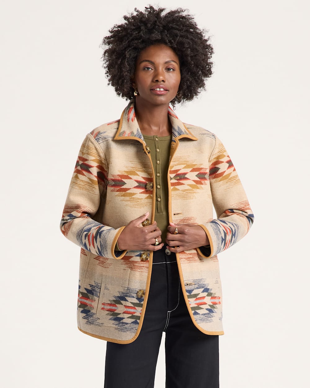 Reversible Wool Coat Wyeth Falls