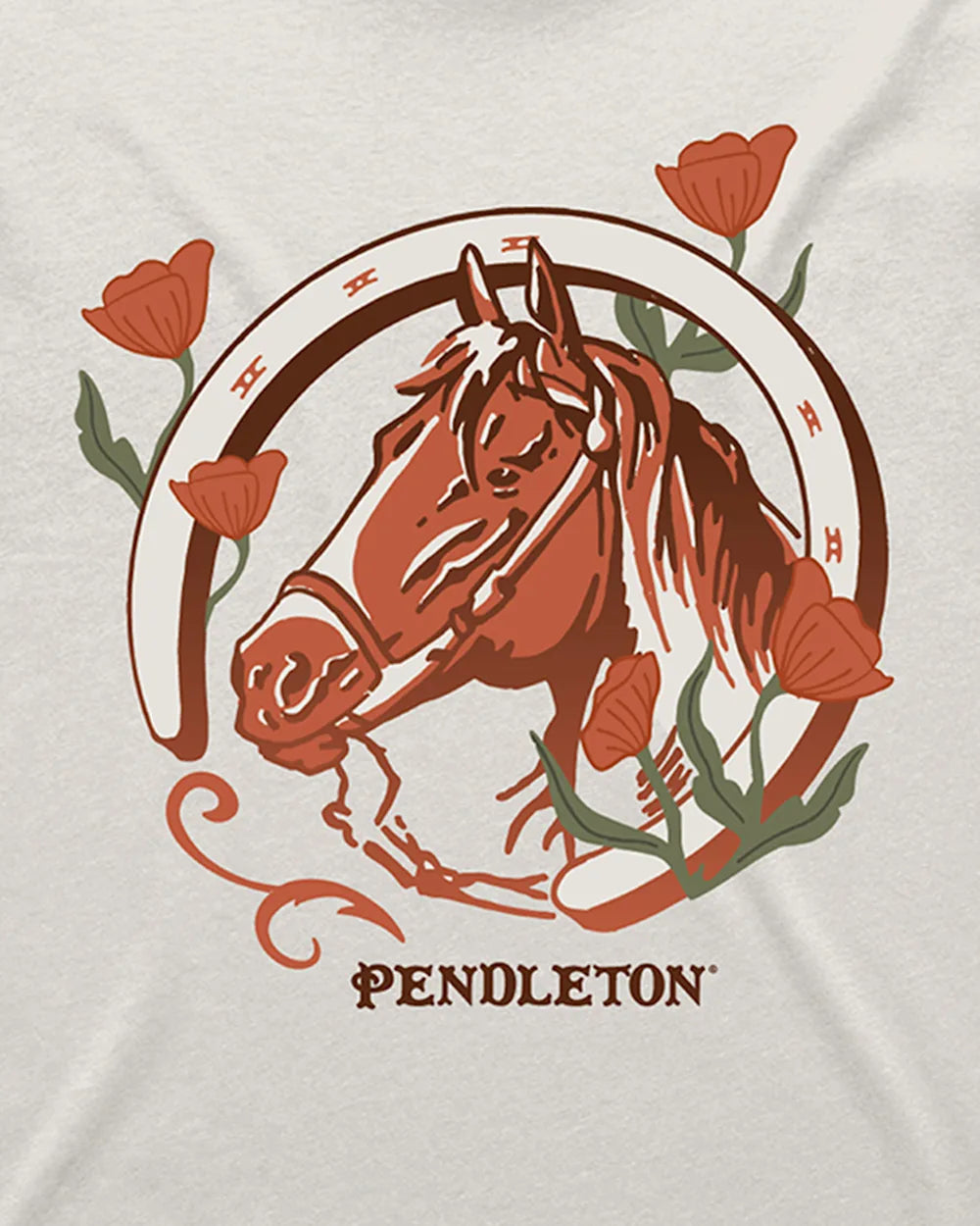 Horse Graphic Tee Bone