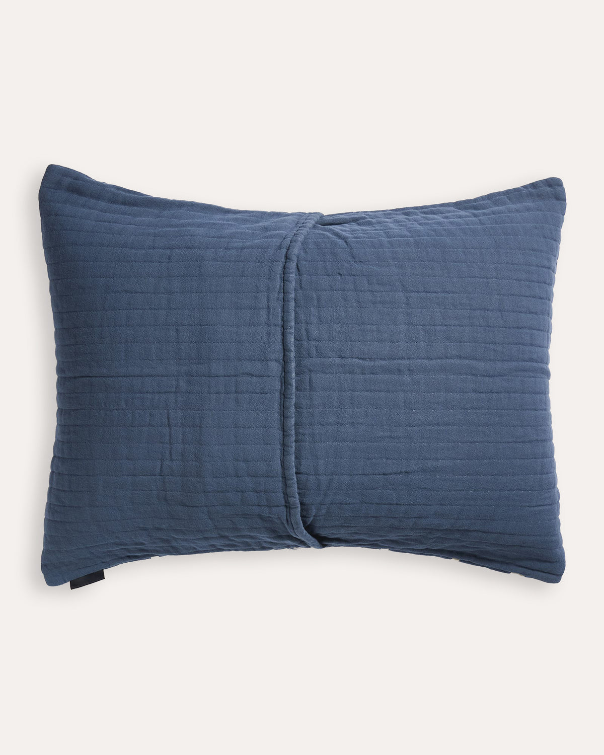 Organic Cotton Matelasse Sham San Marcos Marine