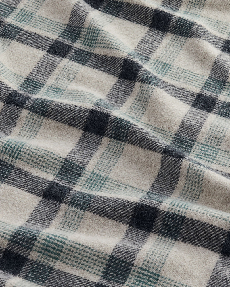 Eco Wise Washable Throw Kelso Plaid Oat