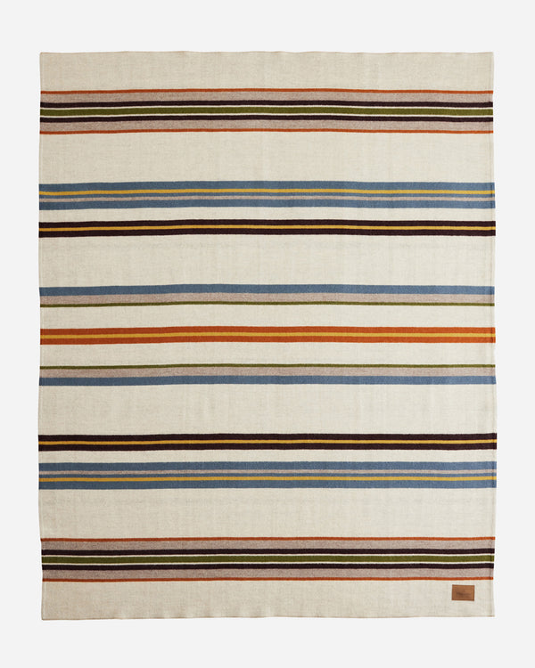 Bridger Stripe Throw Ivory Mix