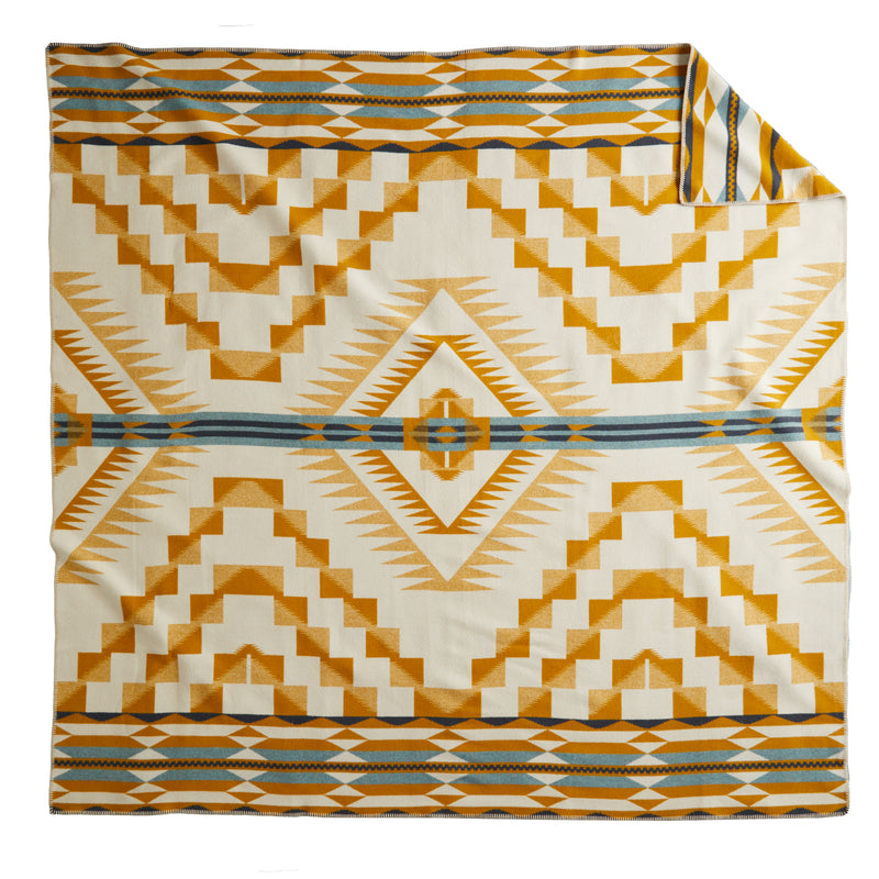 Jacquard Napped Blanket Abiquiu Sky