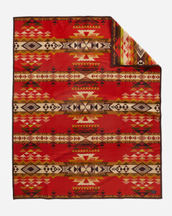 Limited Edition Jacquard Blanket Highland Peak Red