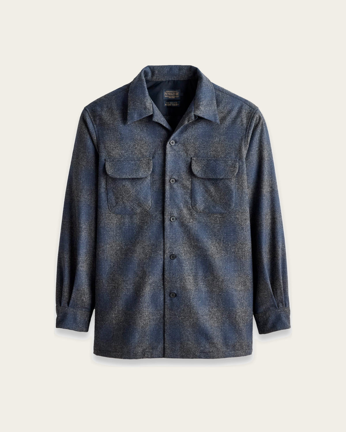 Board Shirt Navy/Oxford Mix Ombre