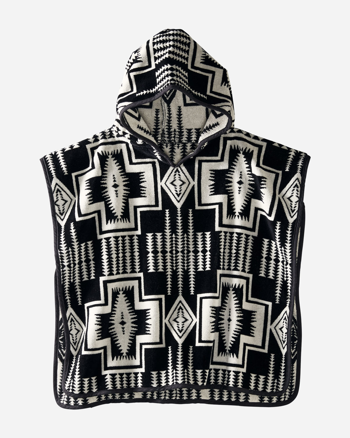 Children's Hooded Towel Harding Black
