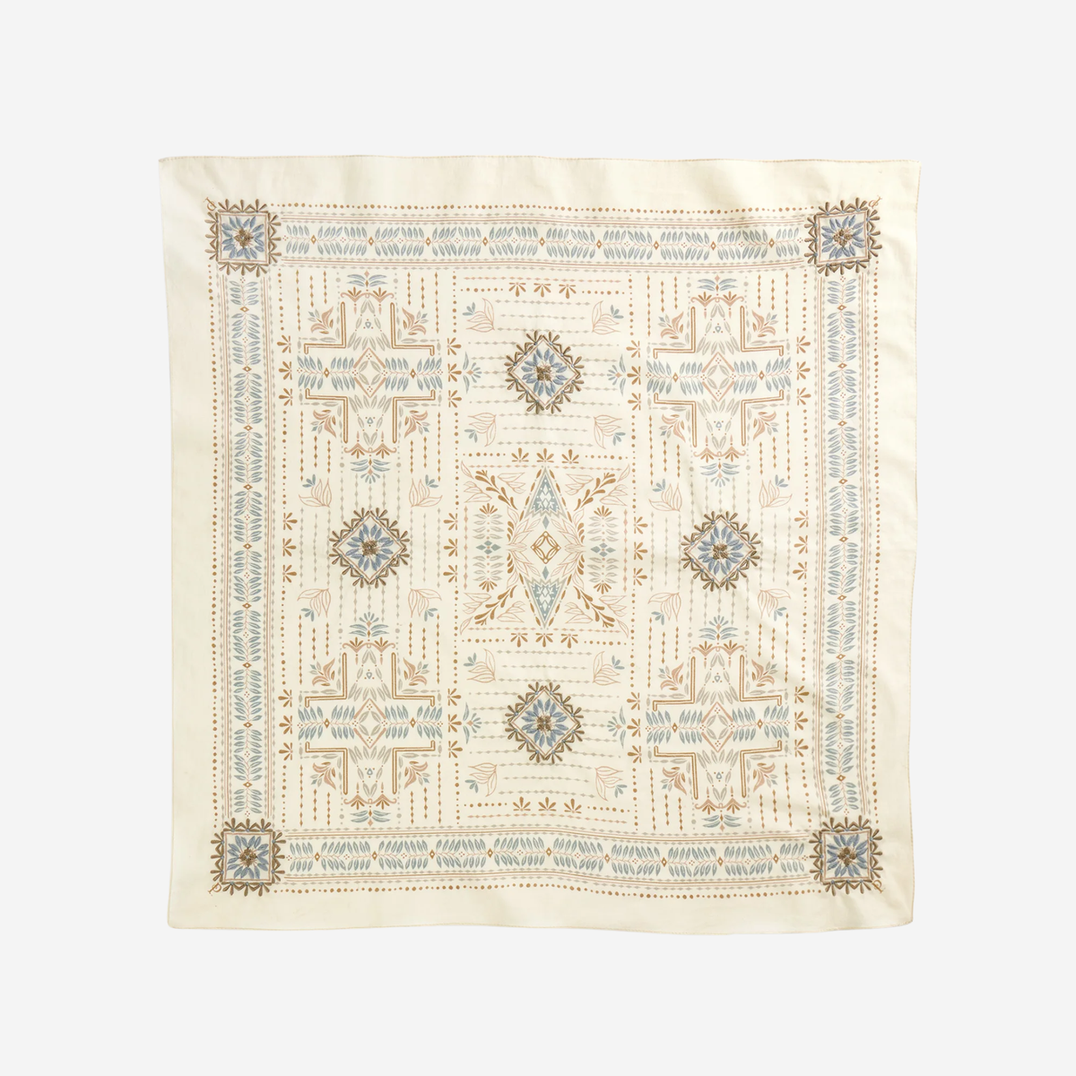 Laurel Grove Embroidered Bandana