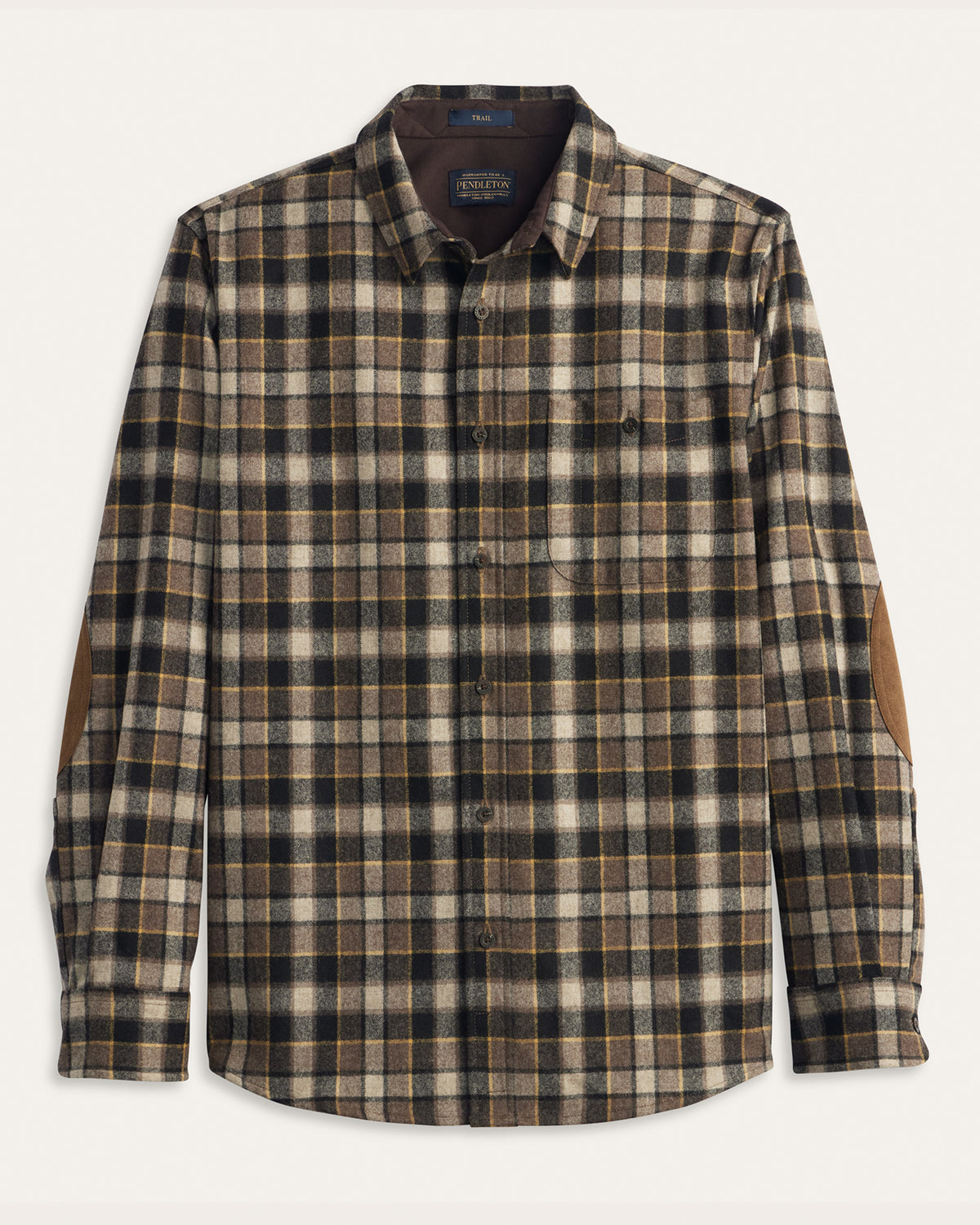 Trail Shirt Brown/Yellow Plaid