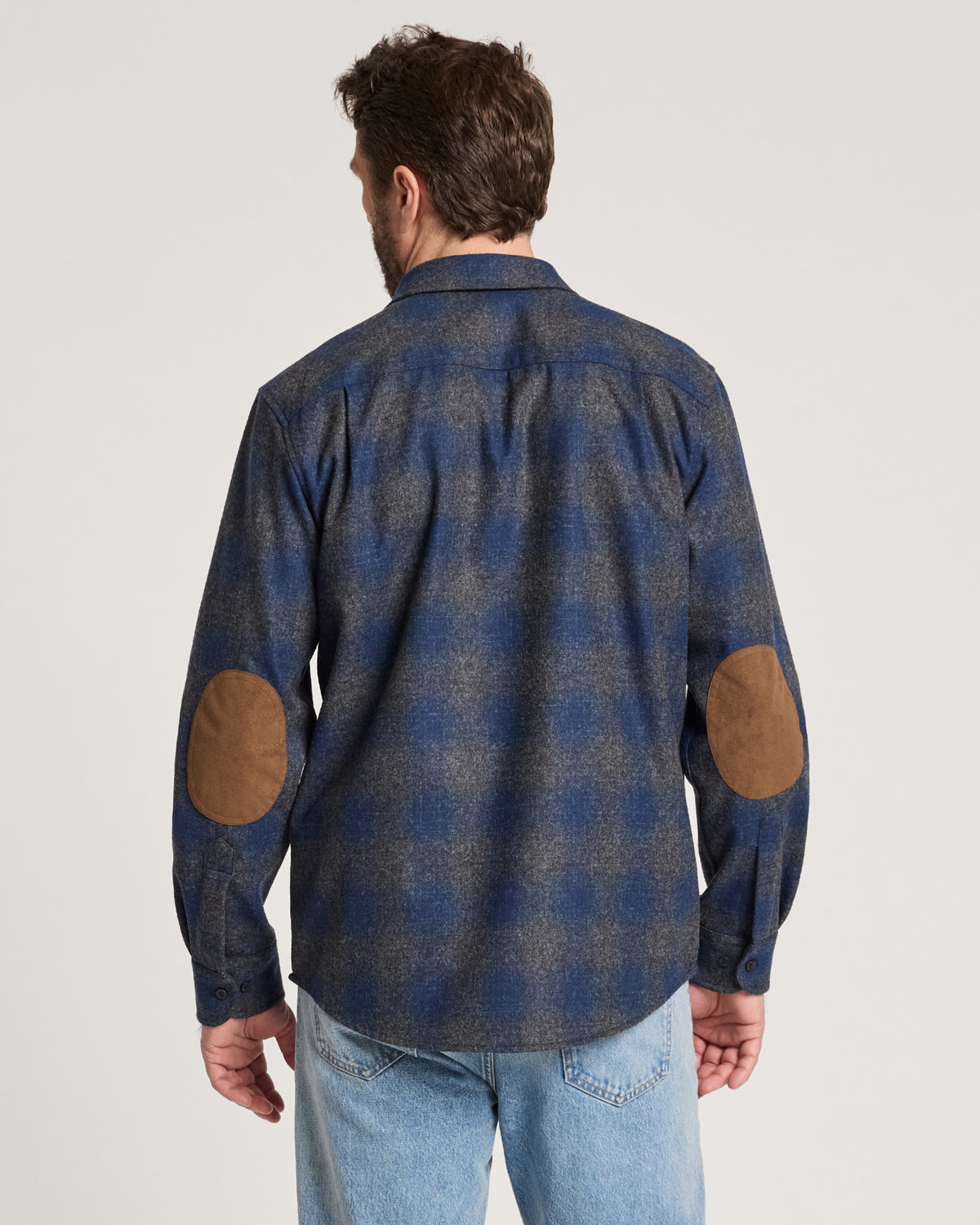Trail Shirt Navy/Oxford Mix Ombre
