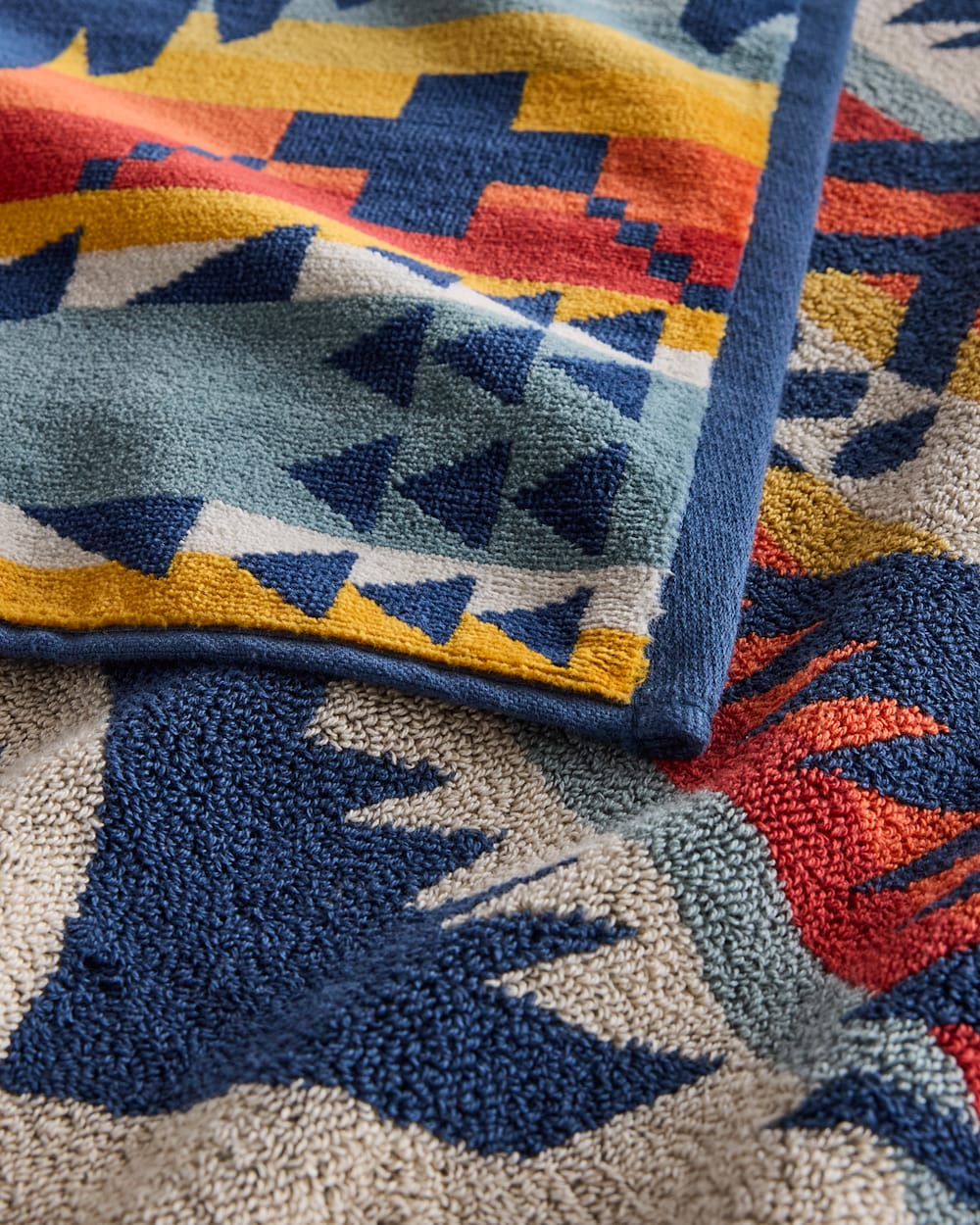 Pendleton Beach Towel in Nehalem Navy – view 3
