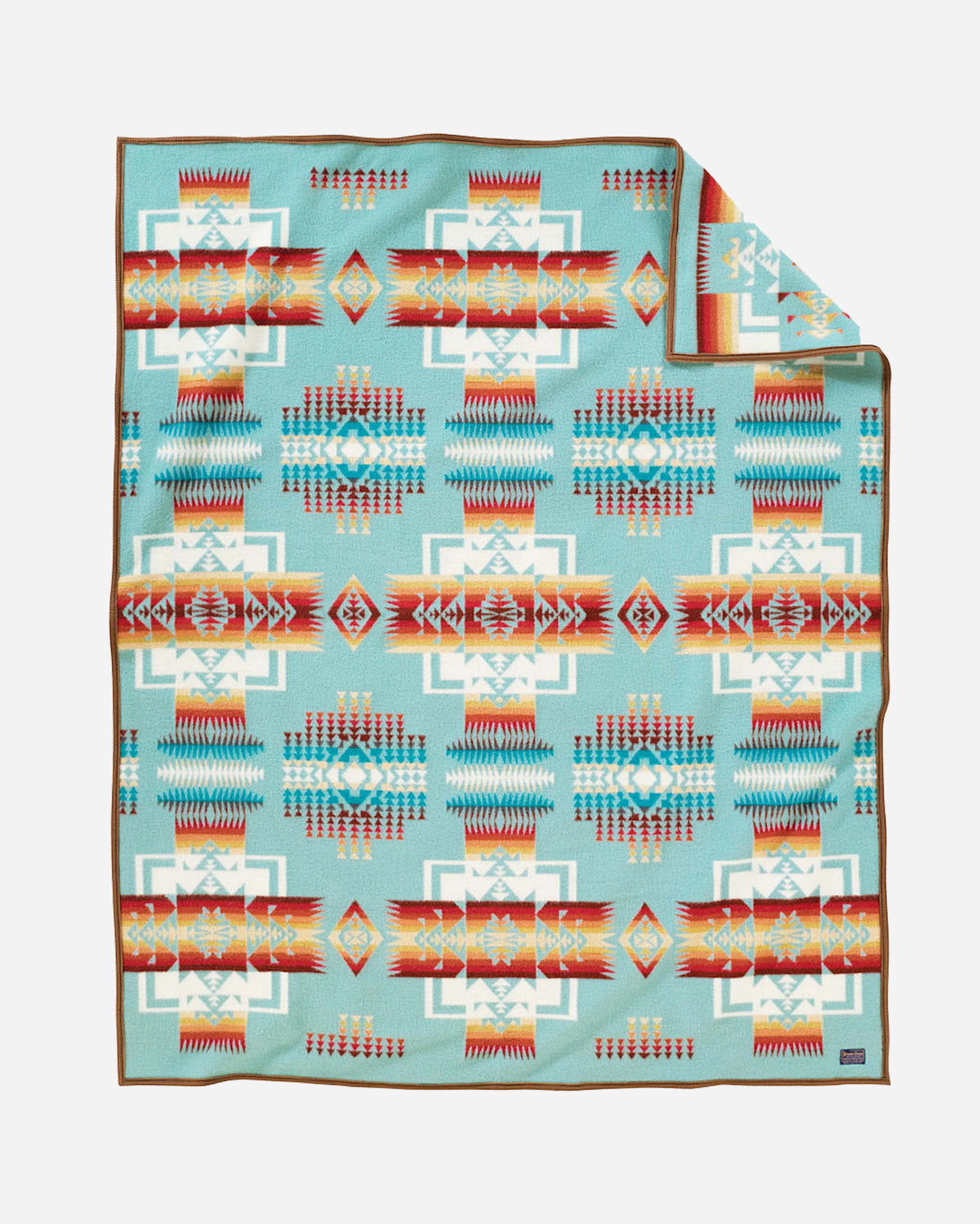 Pendleton Chief Joseph Wool Blanket in Aqua