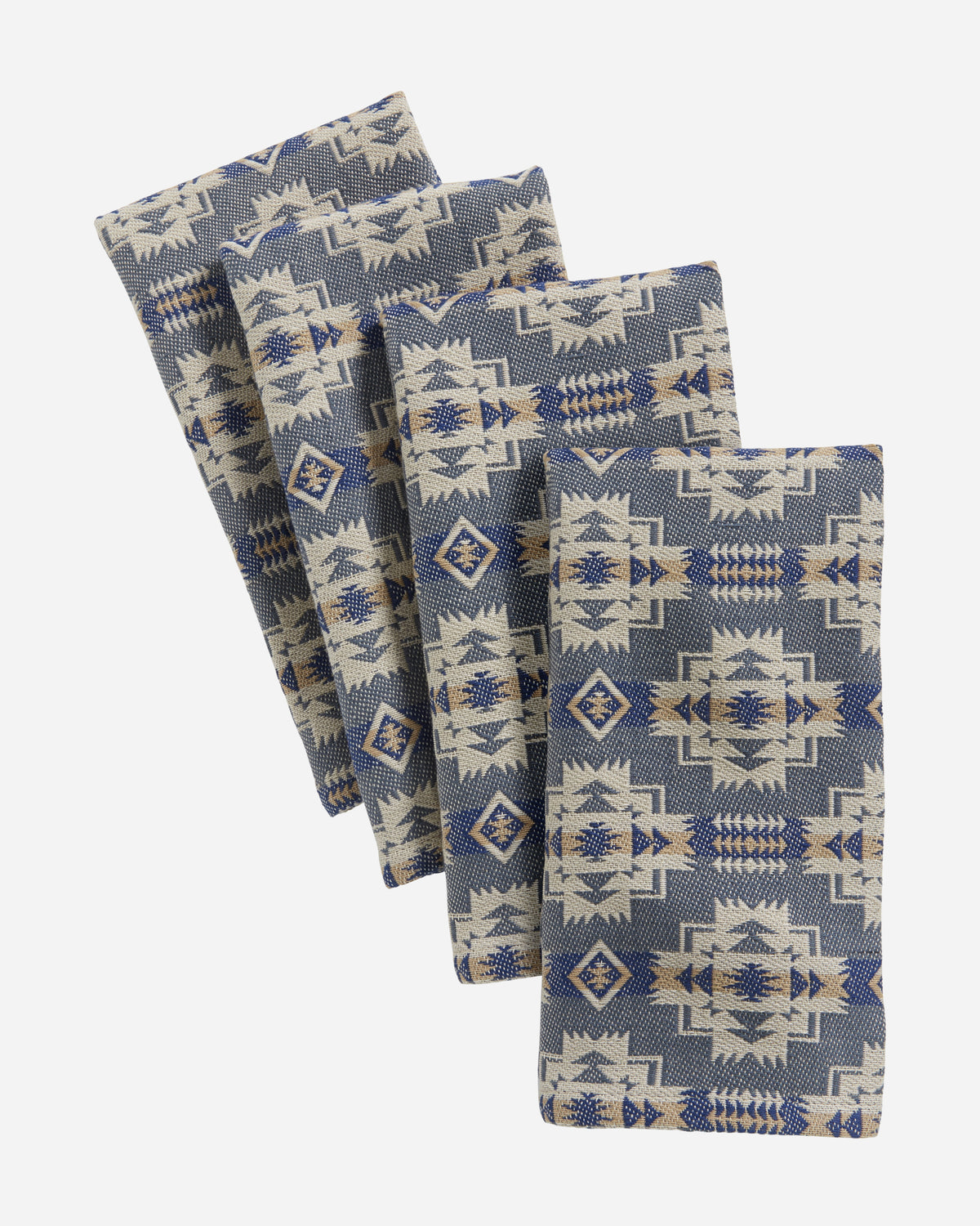 Pendleton Cotton Woven Napkins Set of 4 in Slate