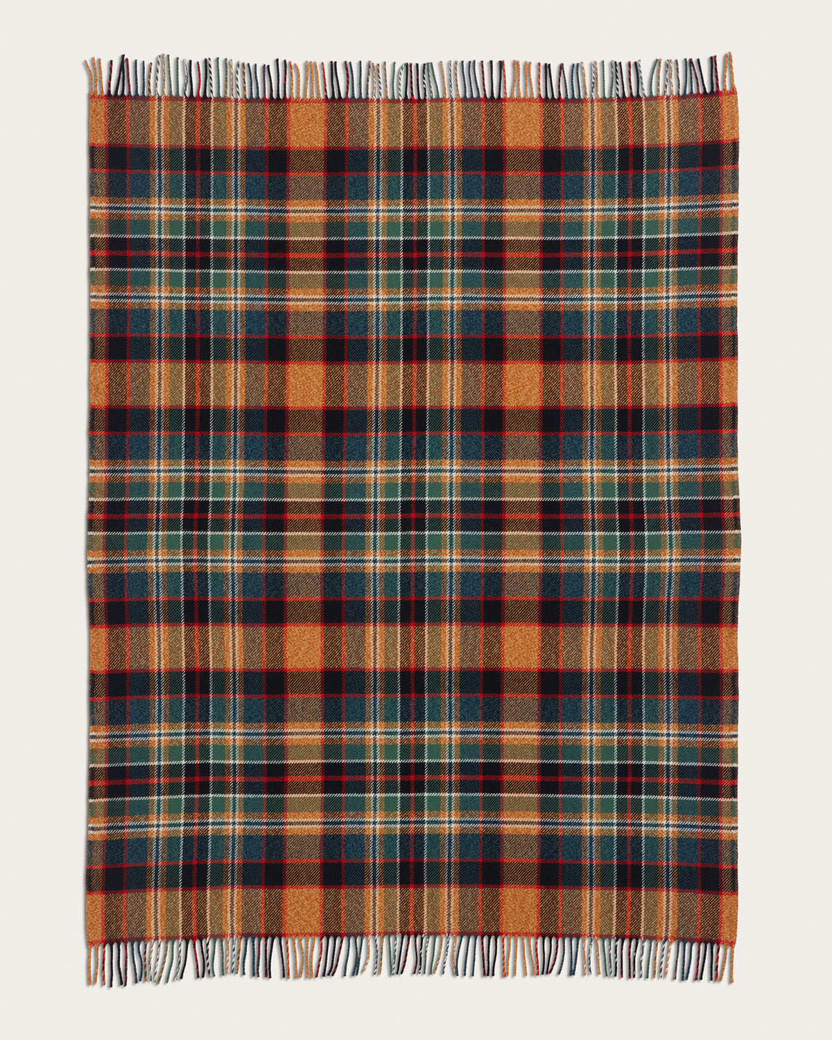 Pendleton Fireside Wool Throw in Sycamore Gold/Green – view 2