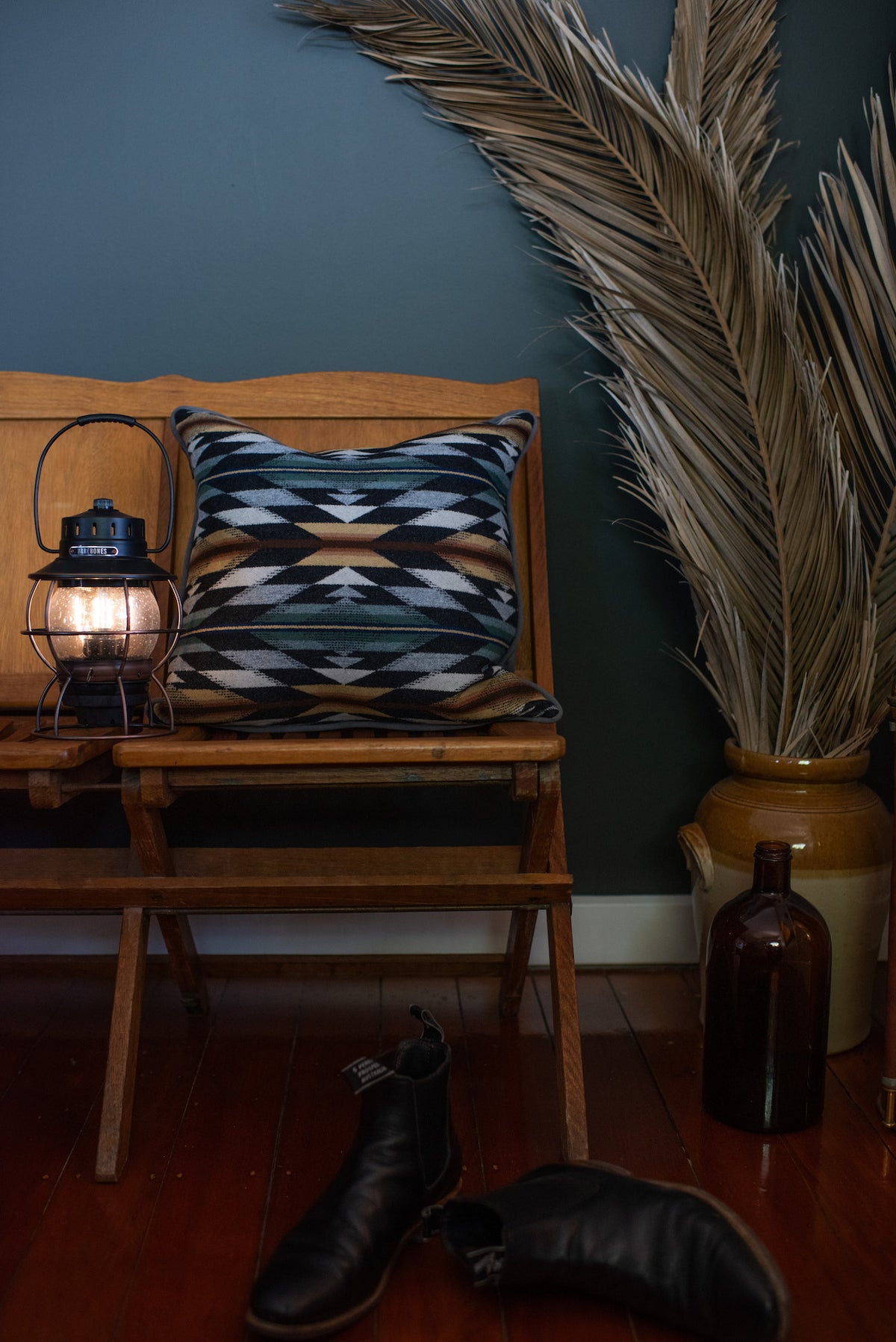 Pendleton Jacquard Pillow in Wyeth Trail Oxford – view 3