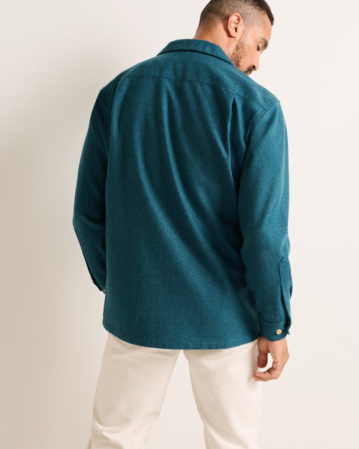 Pendleton Men's Board Shirt in Blue Mix Solid – view 2